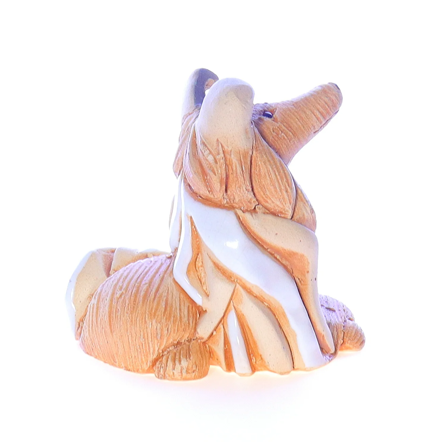 Artesania Rinconada Vintage Ceramic Dog Figurine Collie 1975 3.75" - Image 8