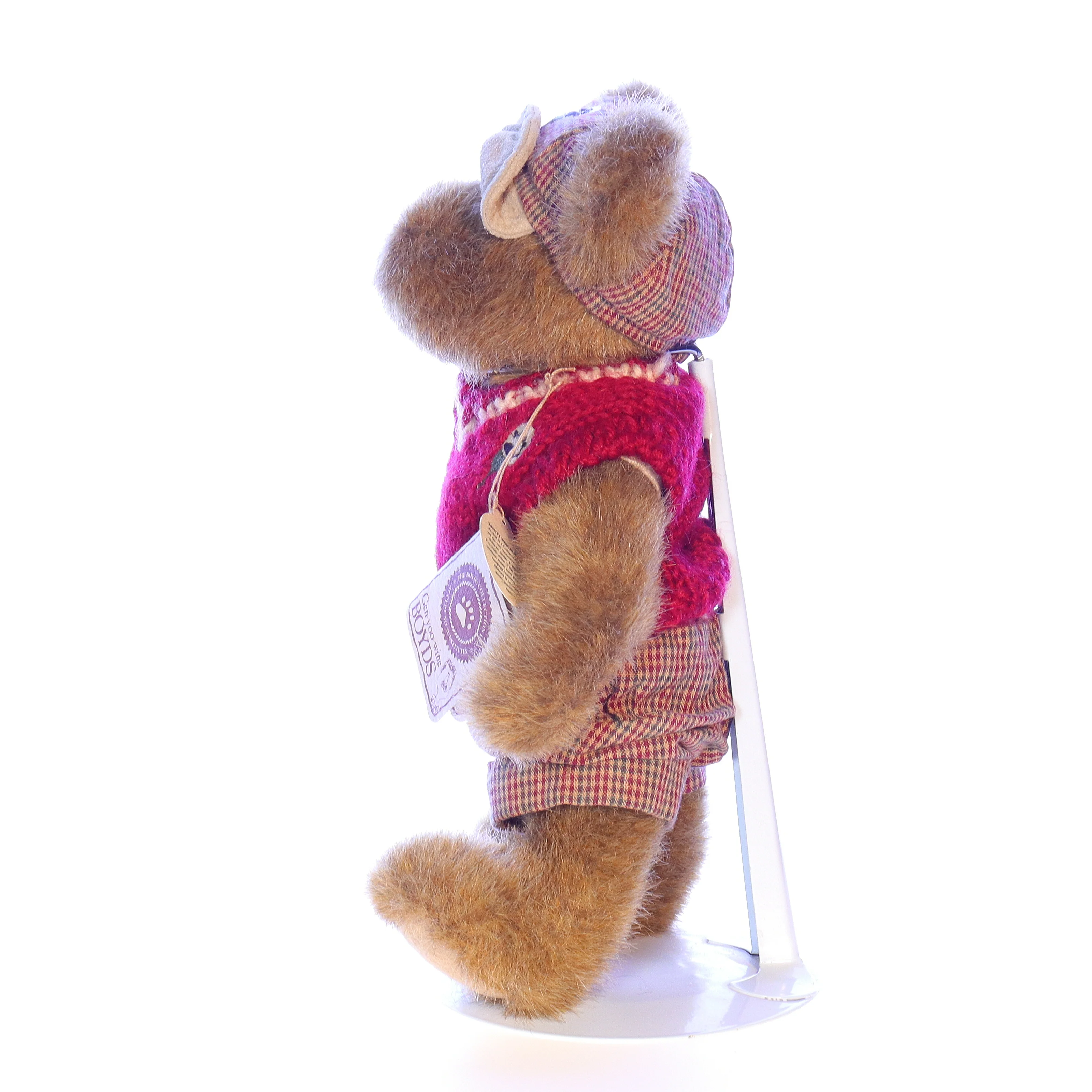 Boyds Bears Collection Plush with Tags T.J.'s Best Dressed 918339 1988 10" - Image 3