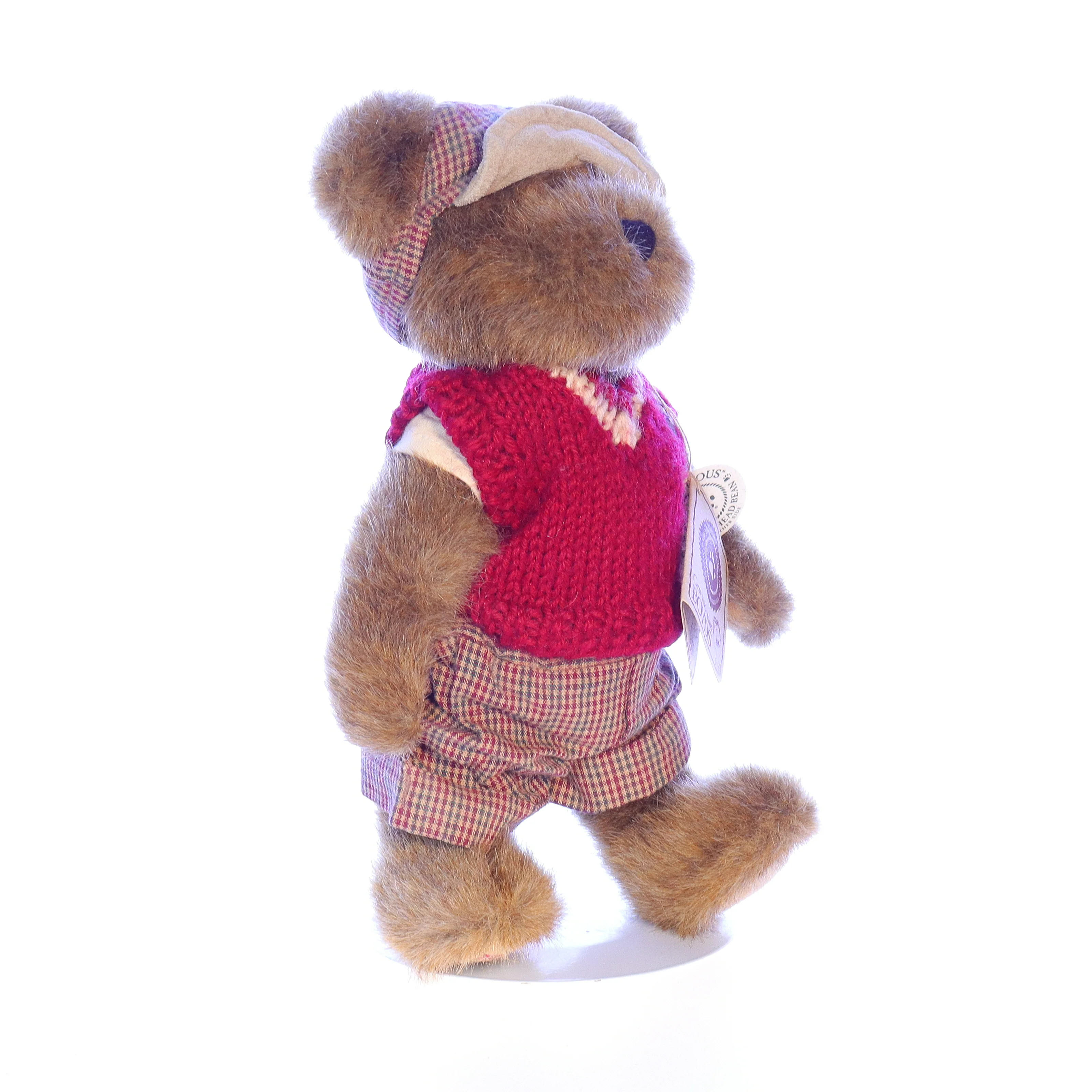 Boyds Bears Collection Plush with Tags T.J.'s Best Dressed 918339 1988 10" - Image 8