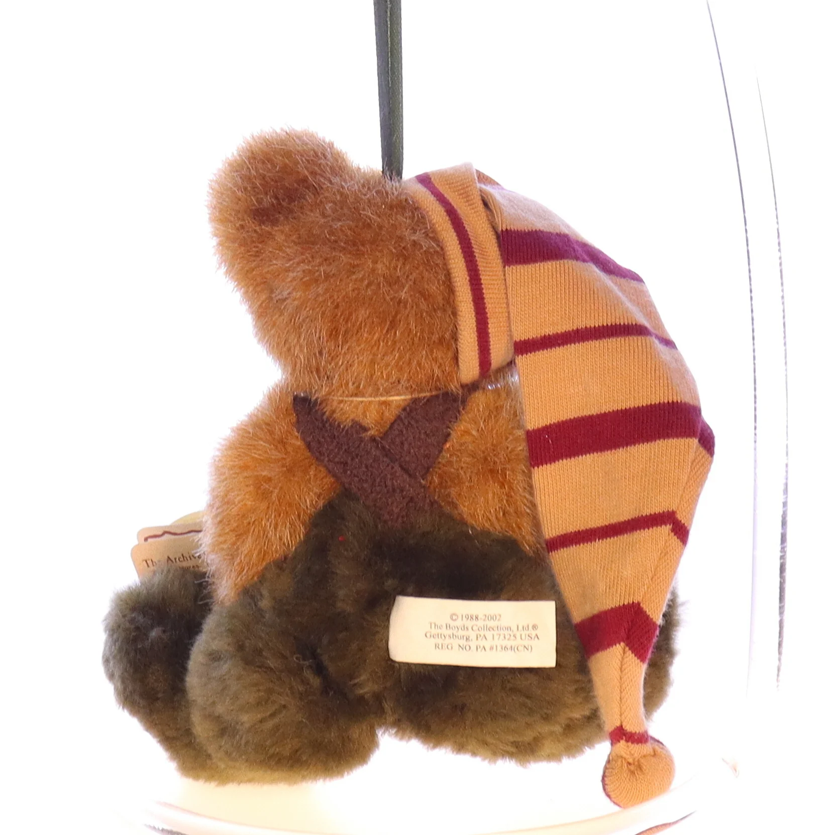 Boyds Bears Collection Plush with Tags Christmas Ornament 93374V Otis T. Elf 5" - Image 5