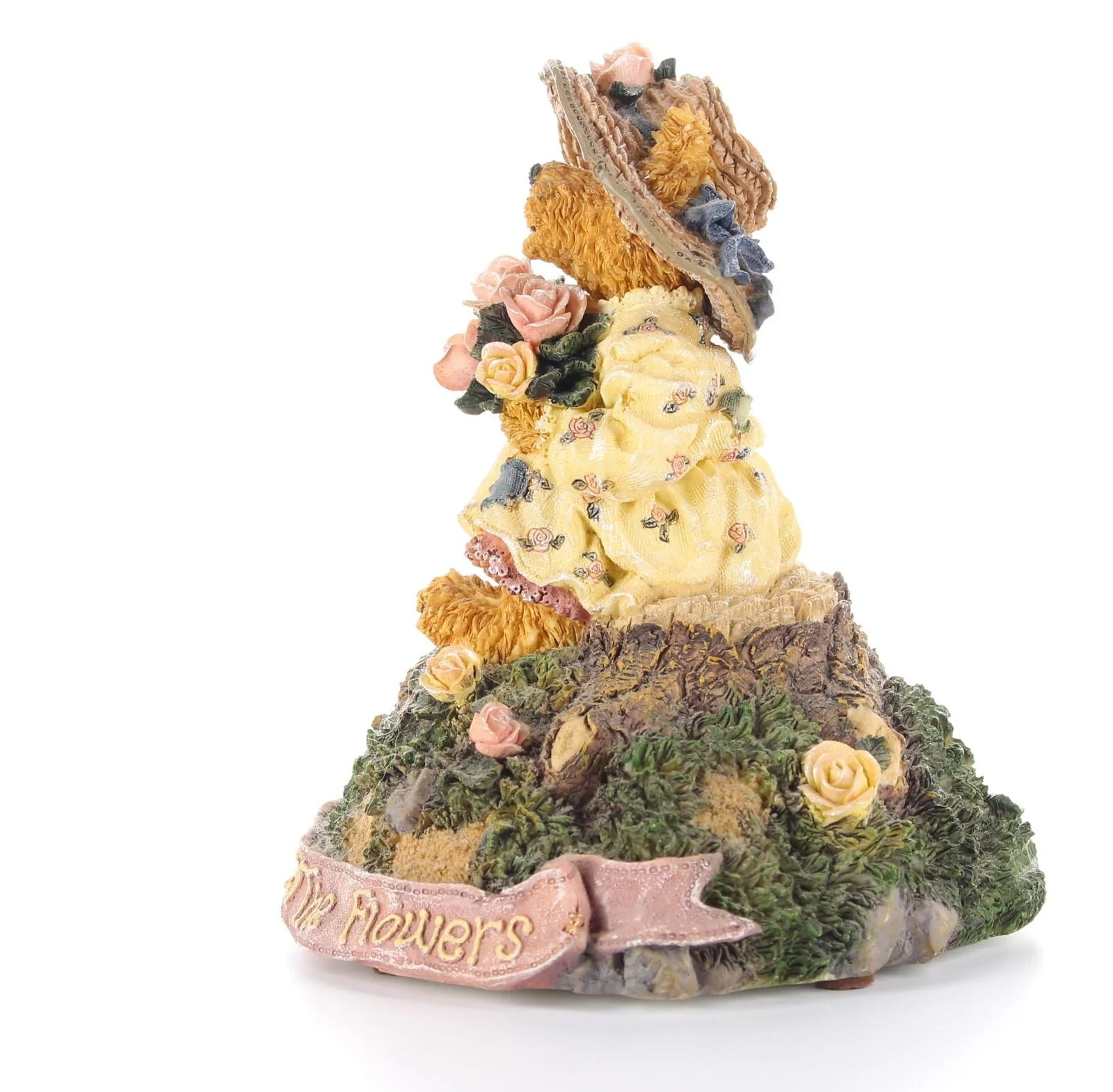 Boyds Bears Bearstone Figurine Summer Music Box Miss Stopawhyle Making Time - Image 3