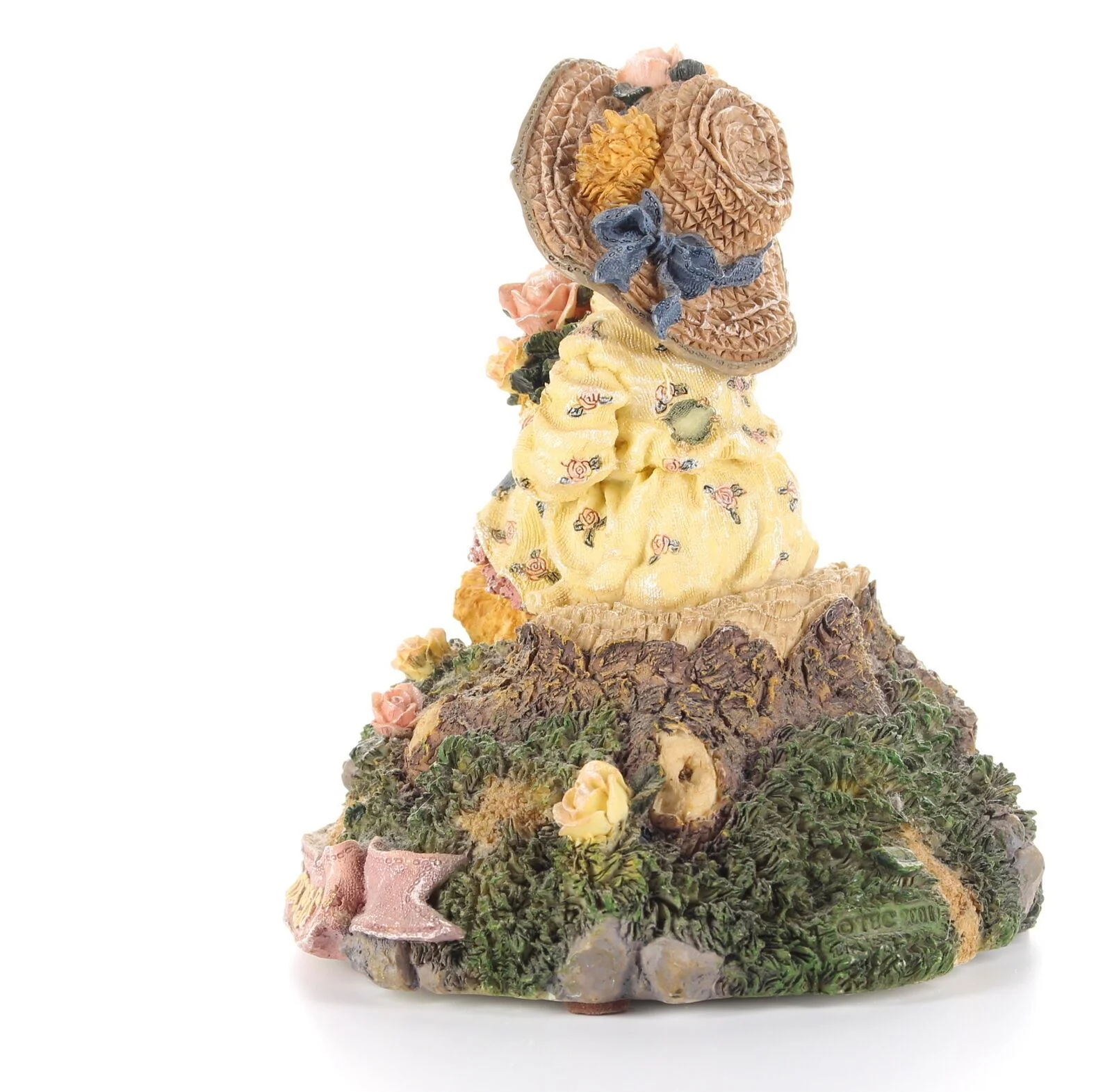 Boyds Bears Bearstone Figurine Summer Music Box Miss Stopawhyle Making Time - Image 4