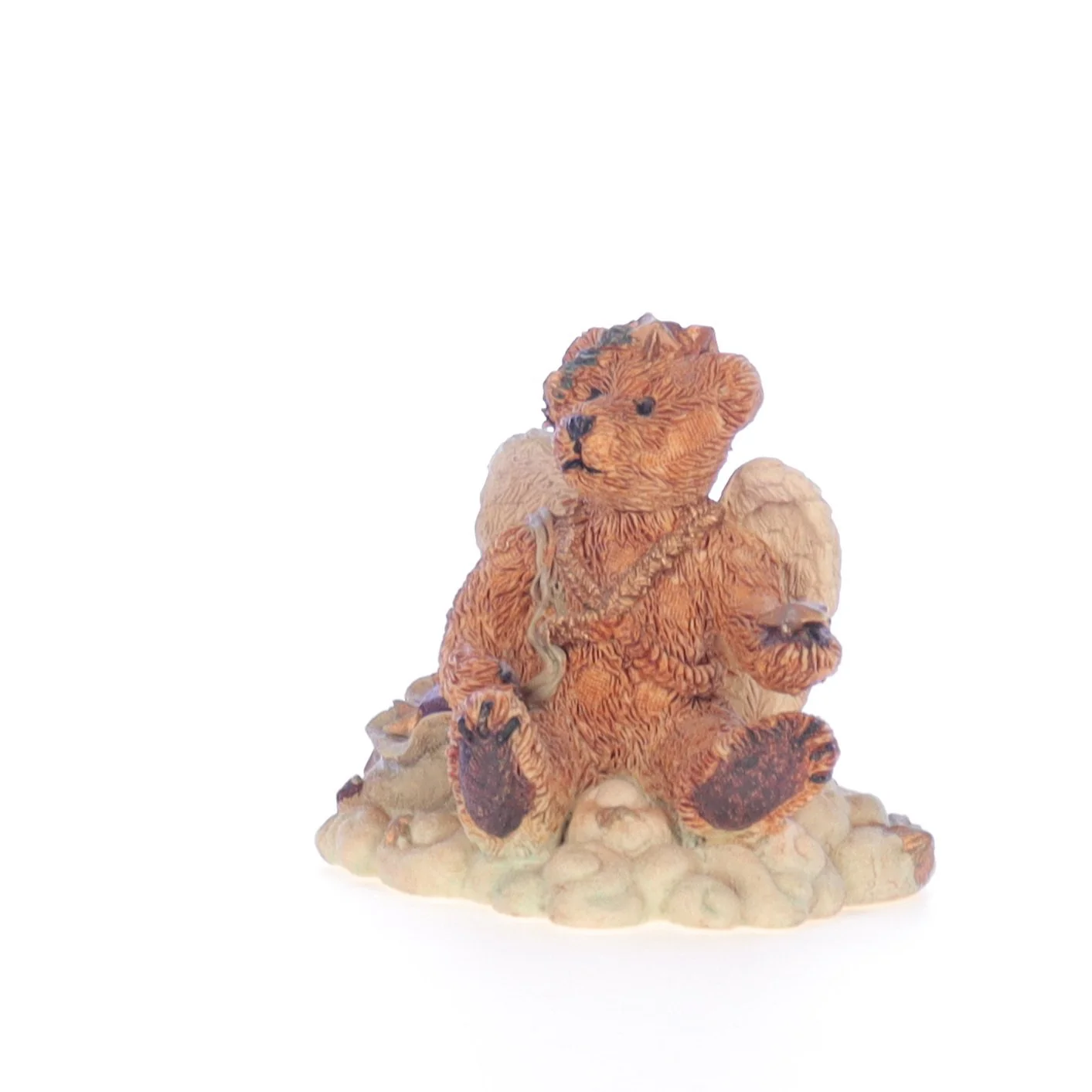 The Bearstone Collection Vintage 1993 Resin Figurine Clarence Angel Bear 202911 - Image 2