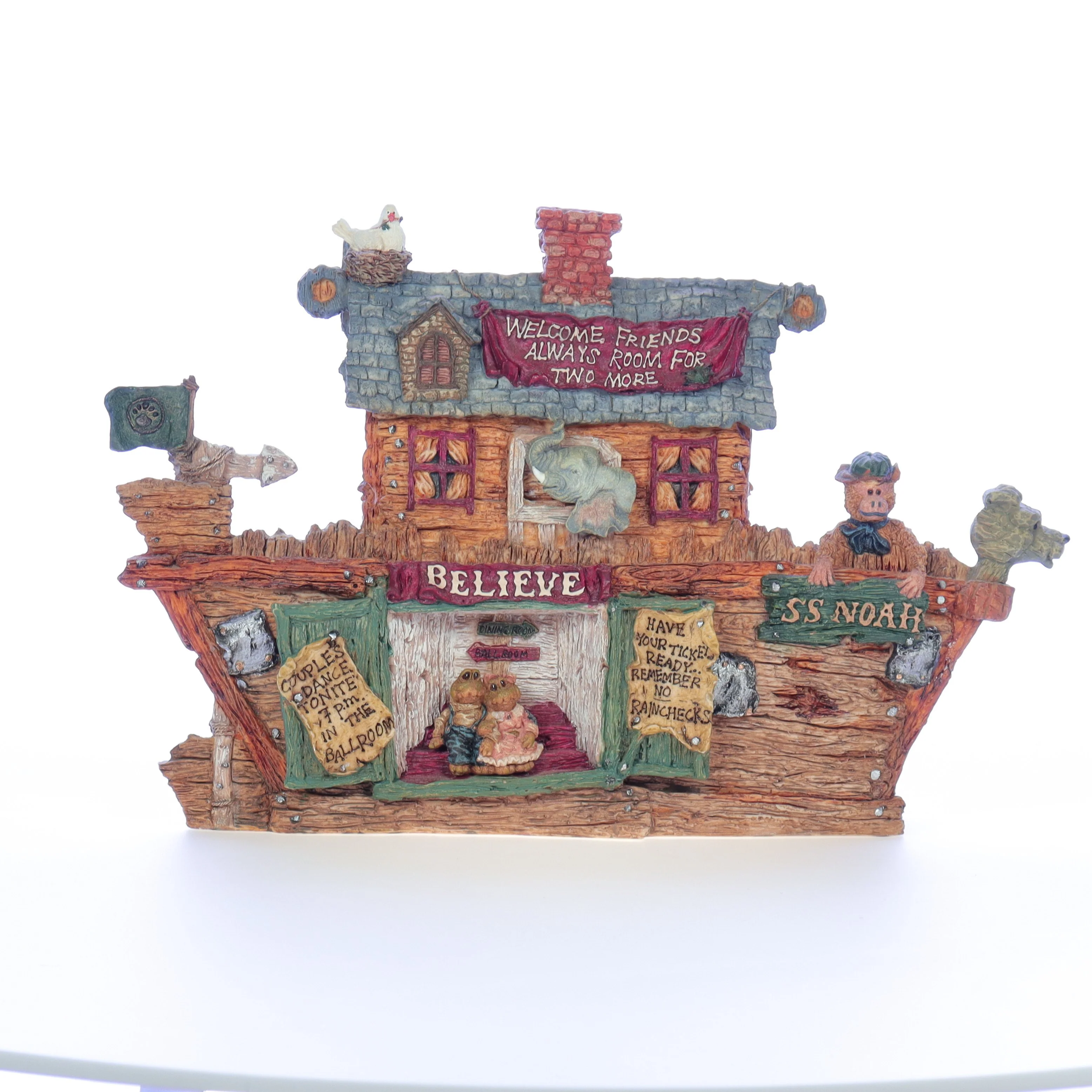The Bearstone Collection Vintage 1999 Resin Figurine S.S. Noah ... The Ark 2450