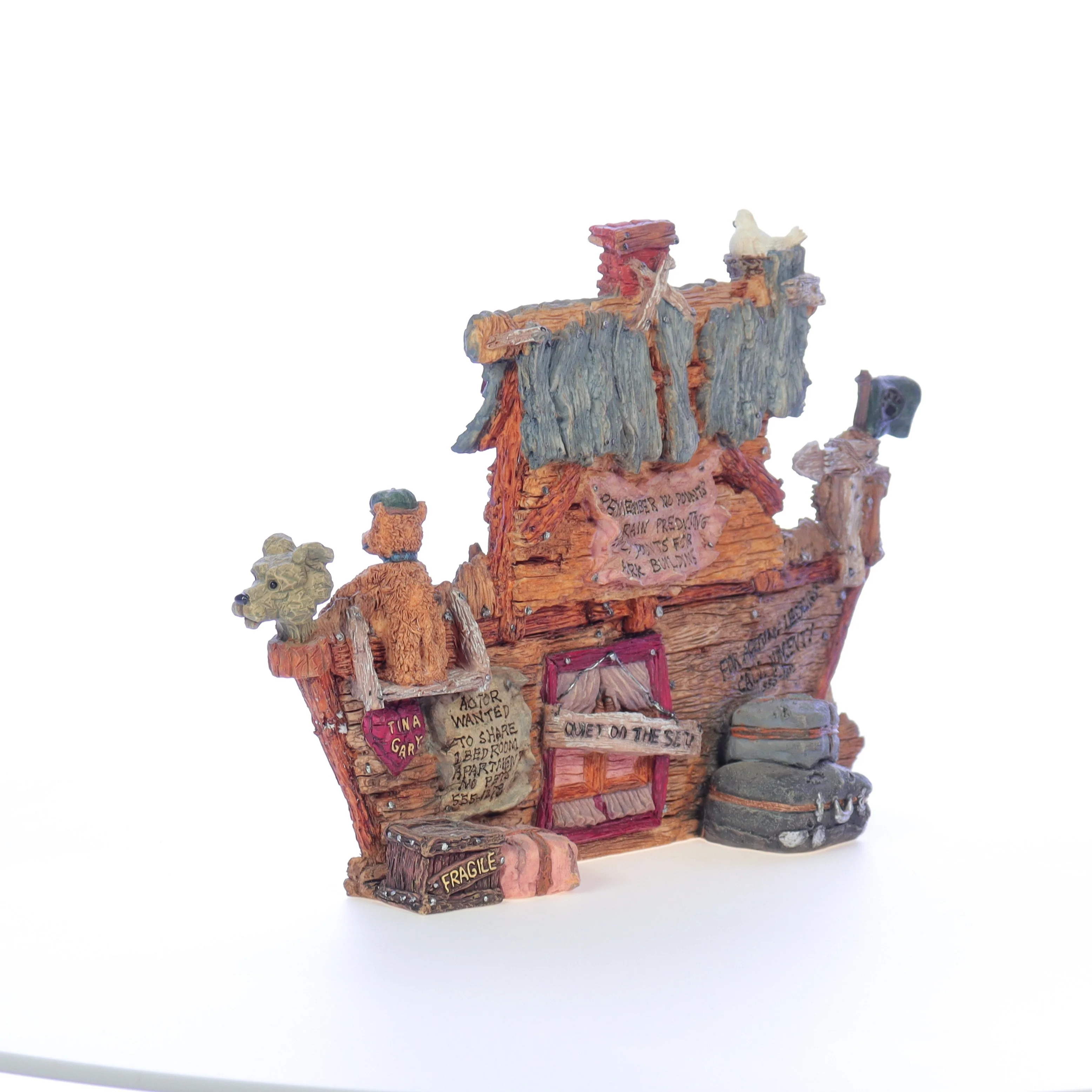 The Bearstone Collection Vintage 1999 Resin Figurine S.S. Noah ... The Ark 2450 - Image 4