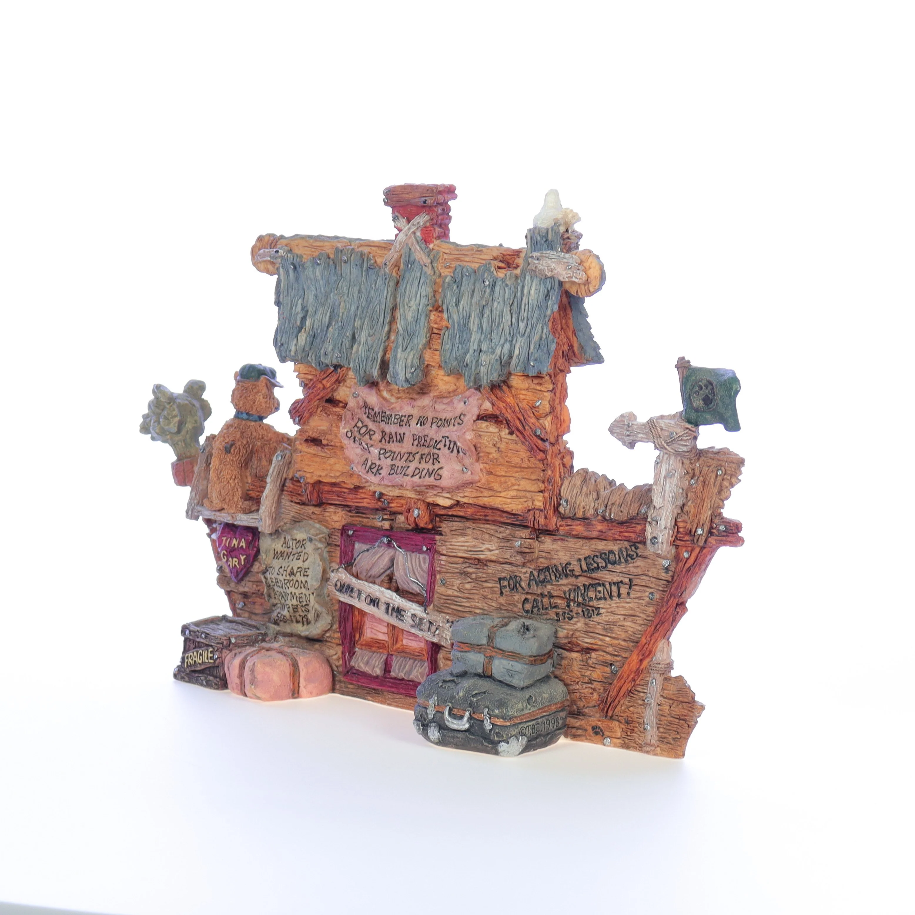 The Bearstone Collection Vintage 1999 Resin Figurine S.S. Noah ... The Ark 2450 - Image 6