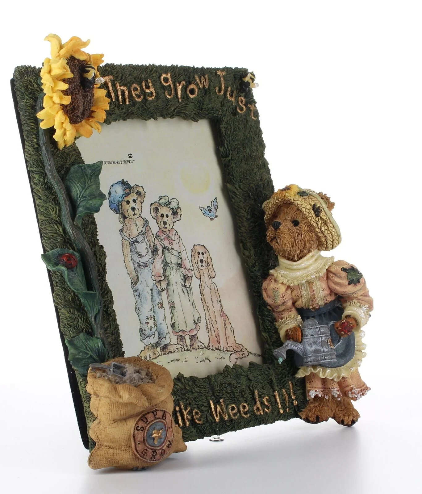 Boyds Bears Folkstone Figurine Spring Liddy Pearl How Does Your Garden Grow - Image 8