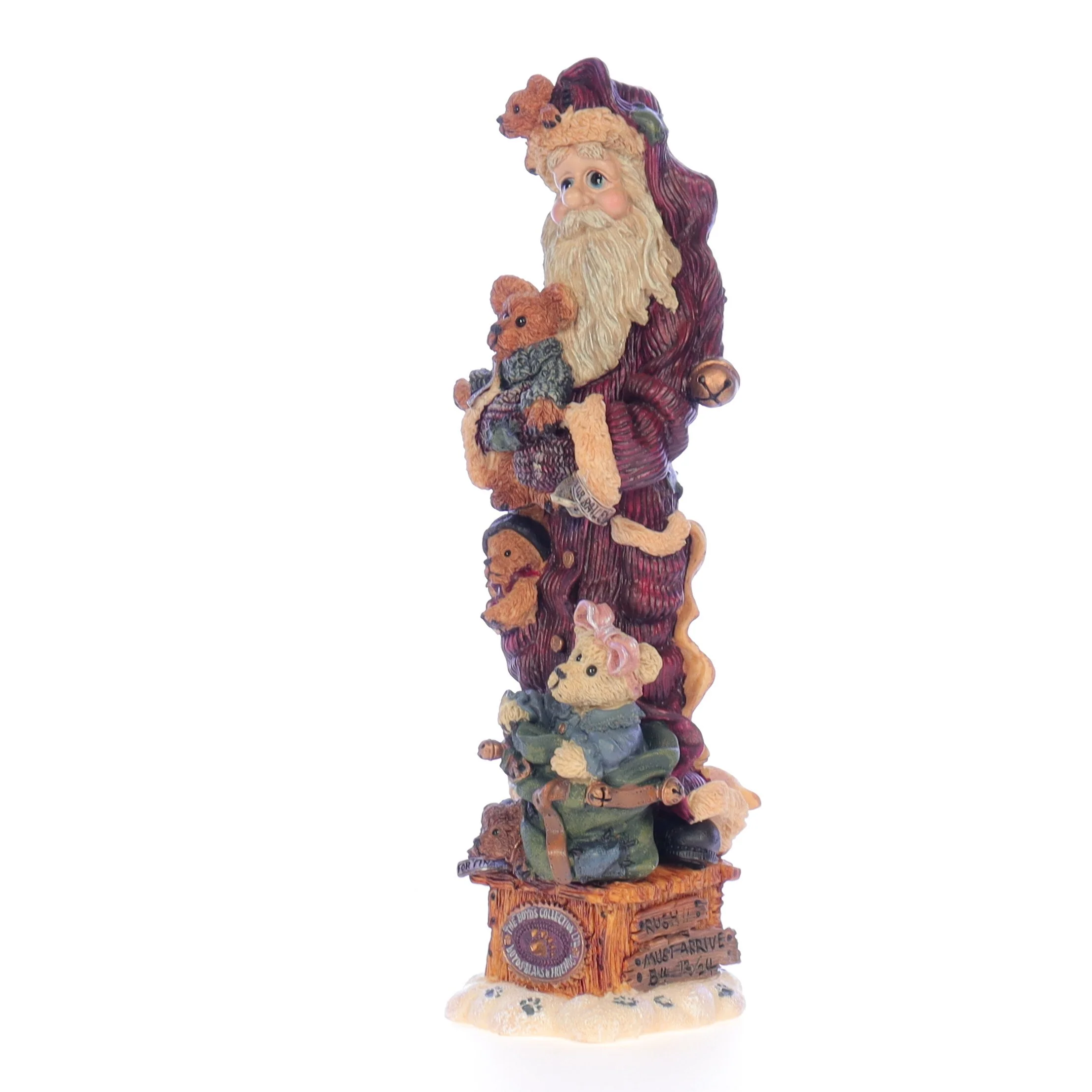 The Folkstone Collection Vintage 1996 Resin Figurine Bearly Nick and Buddies 28001 - Image 2