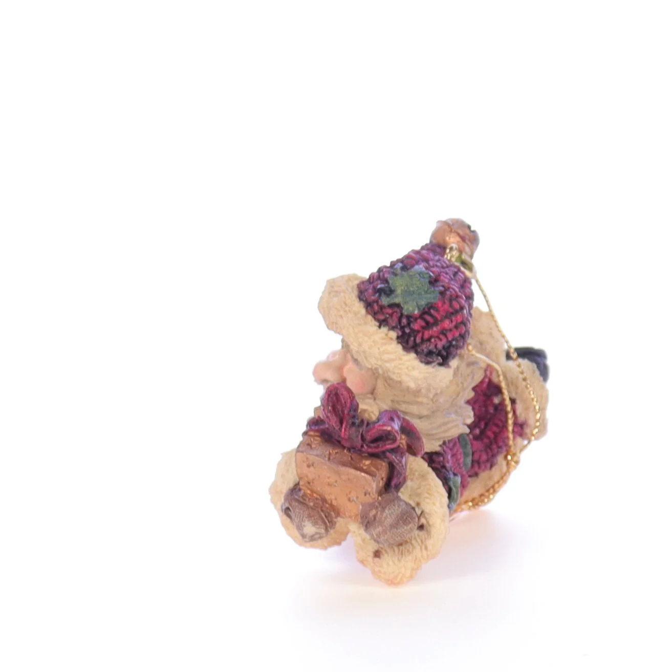 The Folkstone Collection Vintage 1995 Resin Figurine Nicholas the Giftgiver 2551 - Image 3