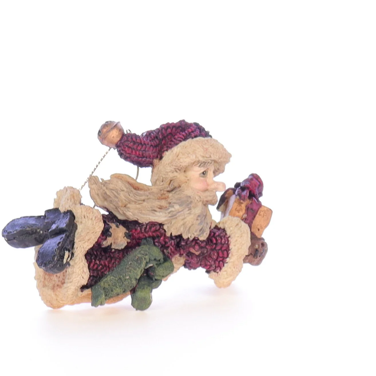 The Folkstone Collection Vintage 1995 Resin Figurine Nicholas the Giftgiver 2551 - Image 8