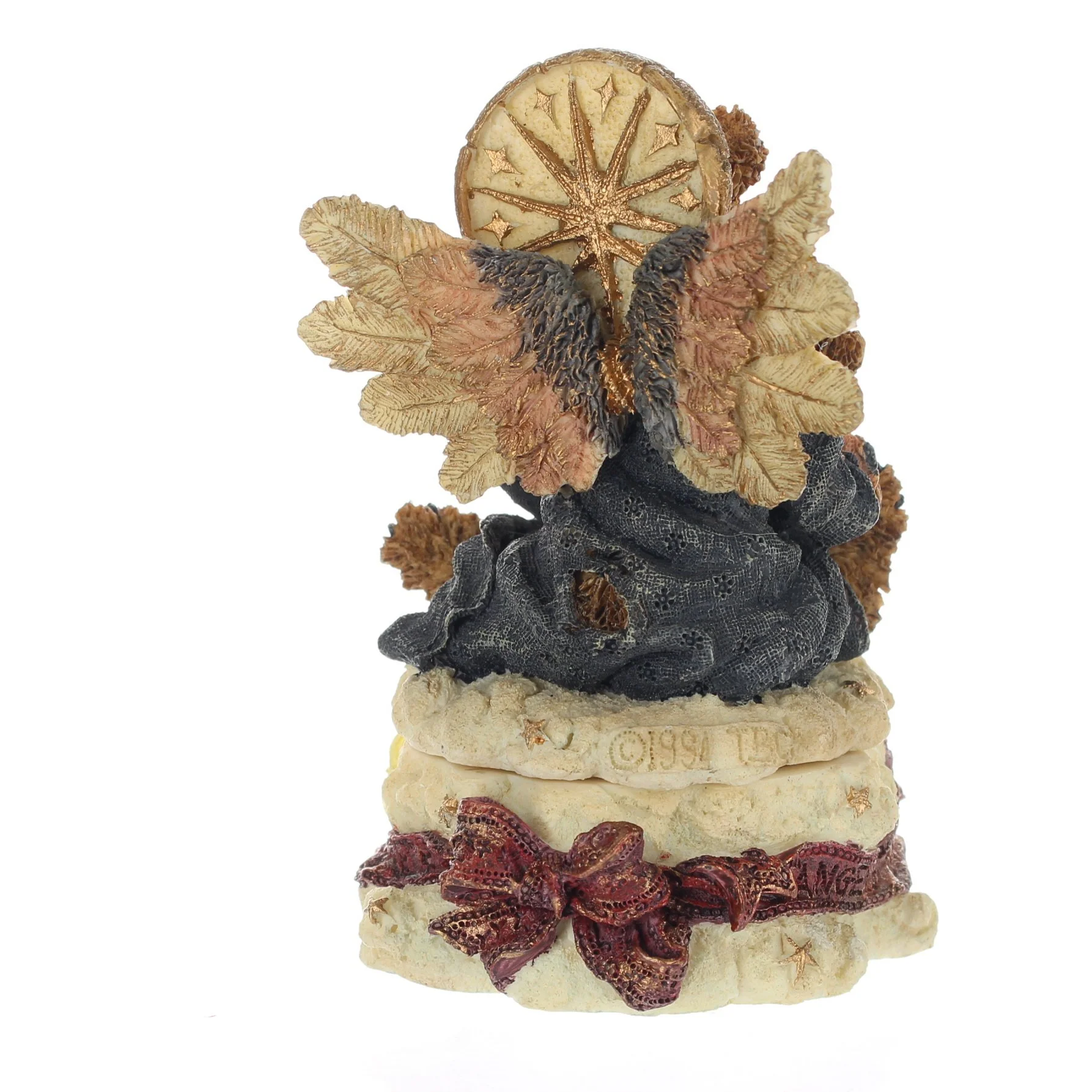 The Bearstone Collection Vintage 1995 Resin Figurine Angelicaâ€¦The Guardian 2266 - Image 6