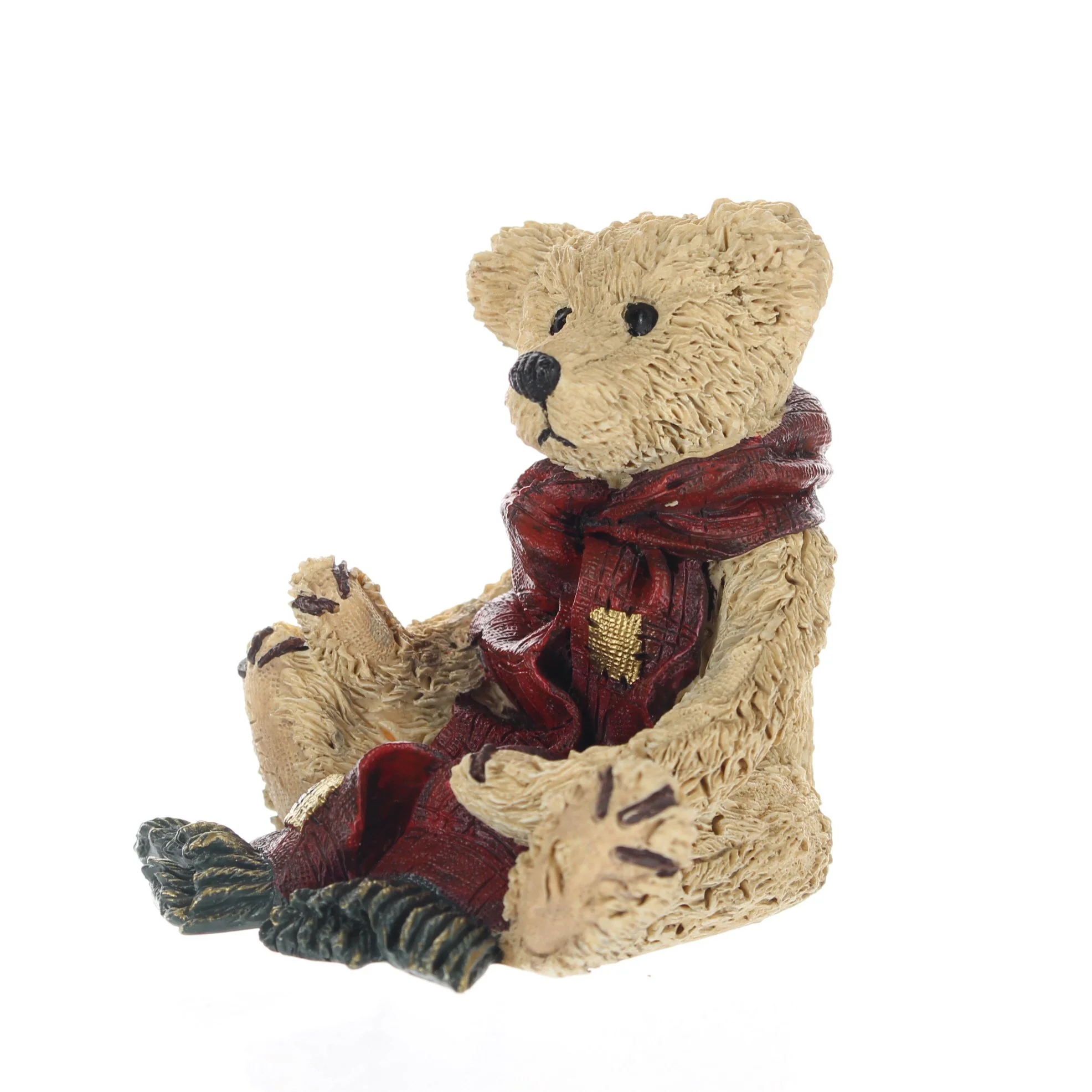 The Bearstone Collection Vintage 1994 Resin Figurine Arthurâ€¦With Red Scarf 2003-03 - Image 2