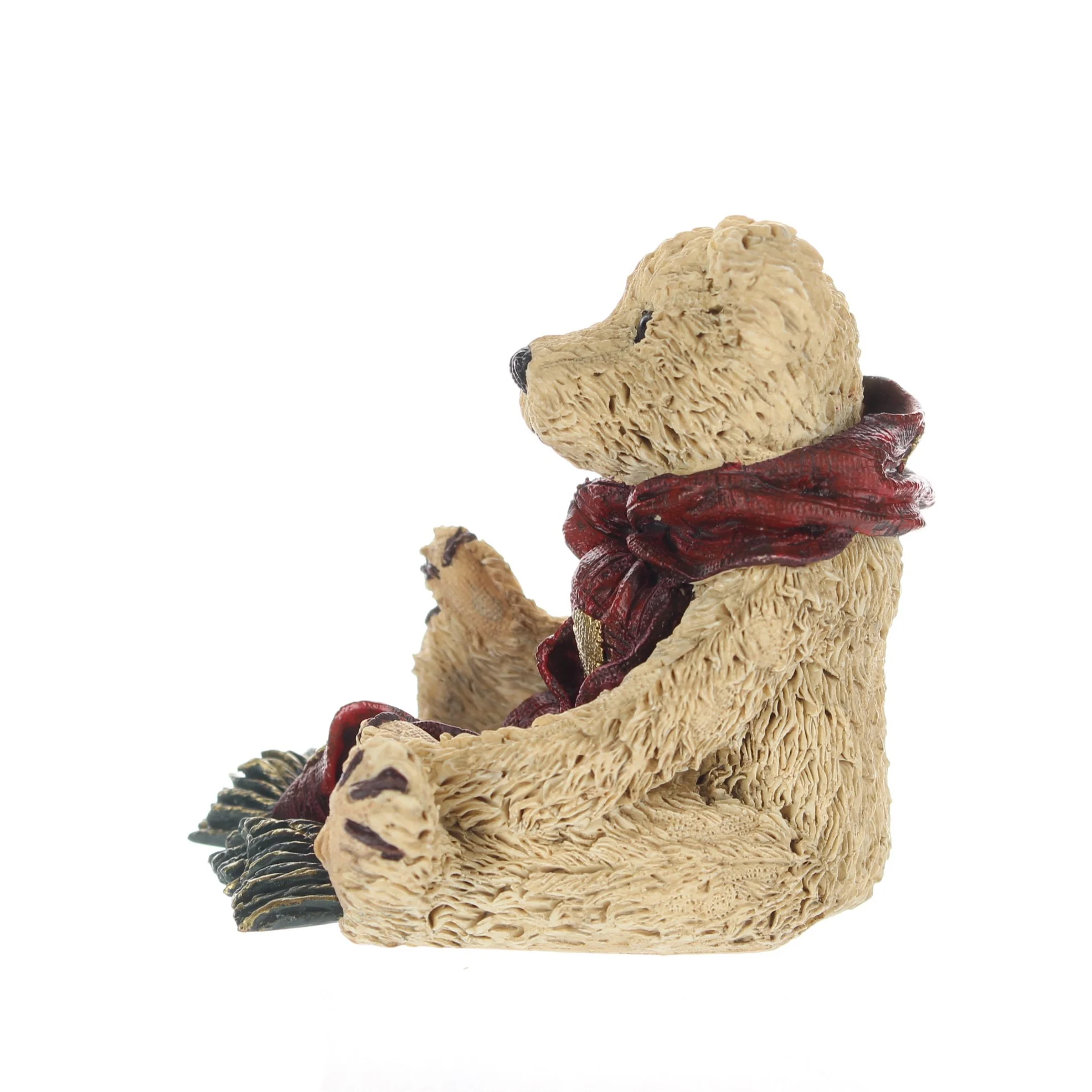 The Bearstone Collection Vintage 1994 Resin Figurine Arthurâ€¦With Red Scarf 2003-03 - Image 3