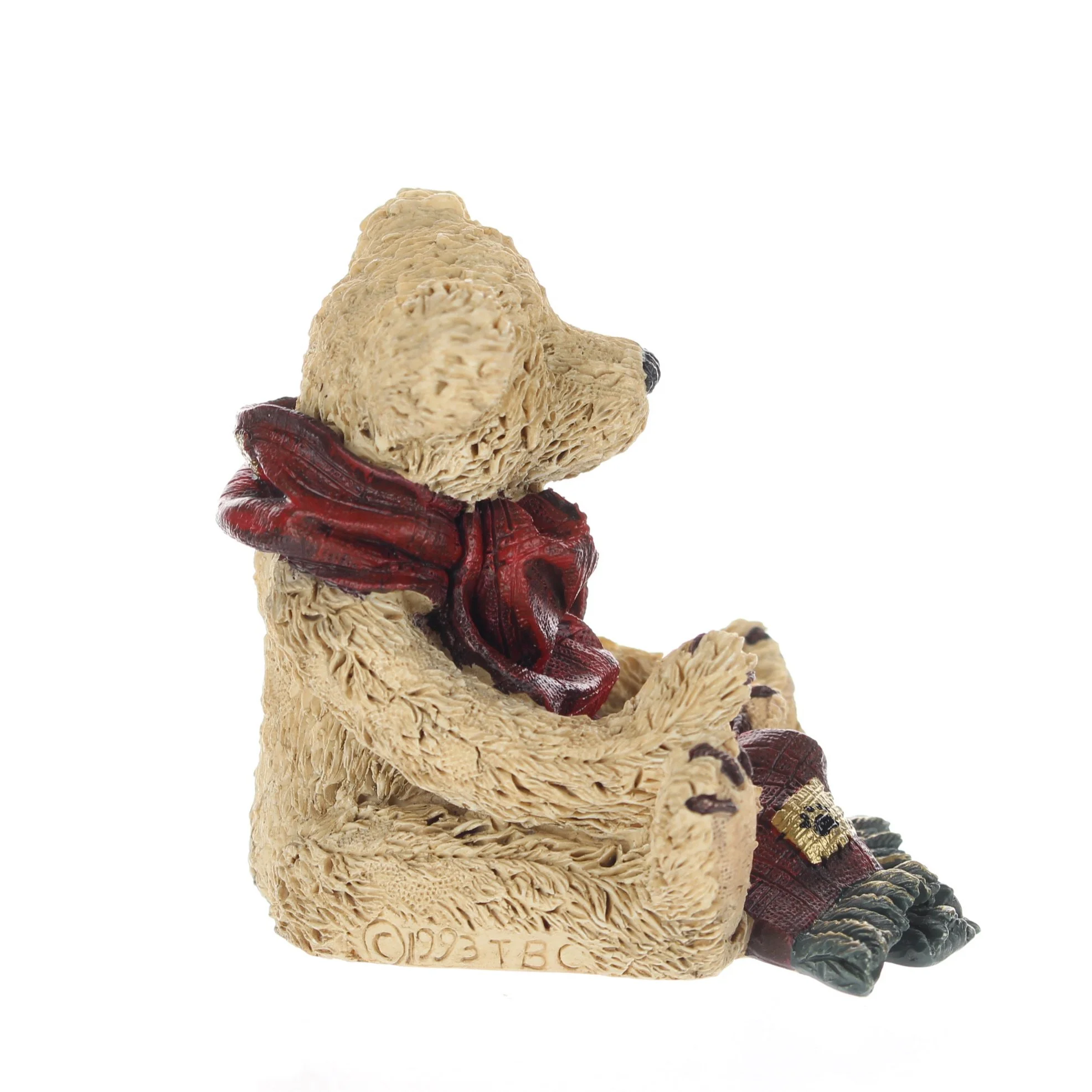 The Bearstone Collection Vintage 1994 Resin Figurine Arthurâ€¦With Red Scarf 2003-03 - Image 7