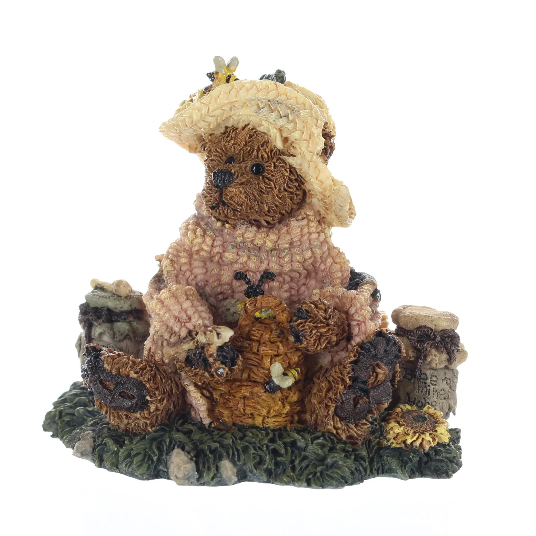 The Bearstone Collection Vintage 1994 Resin Figurine Baileyâ€¦Honey Bear 2260