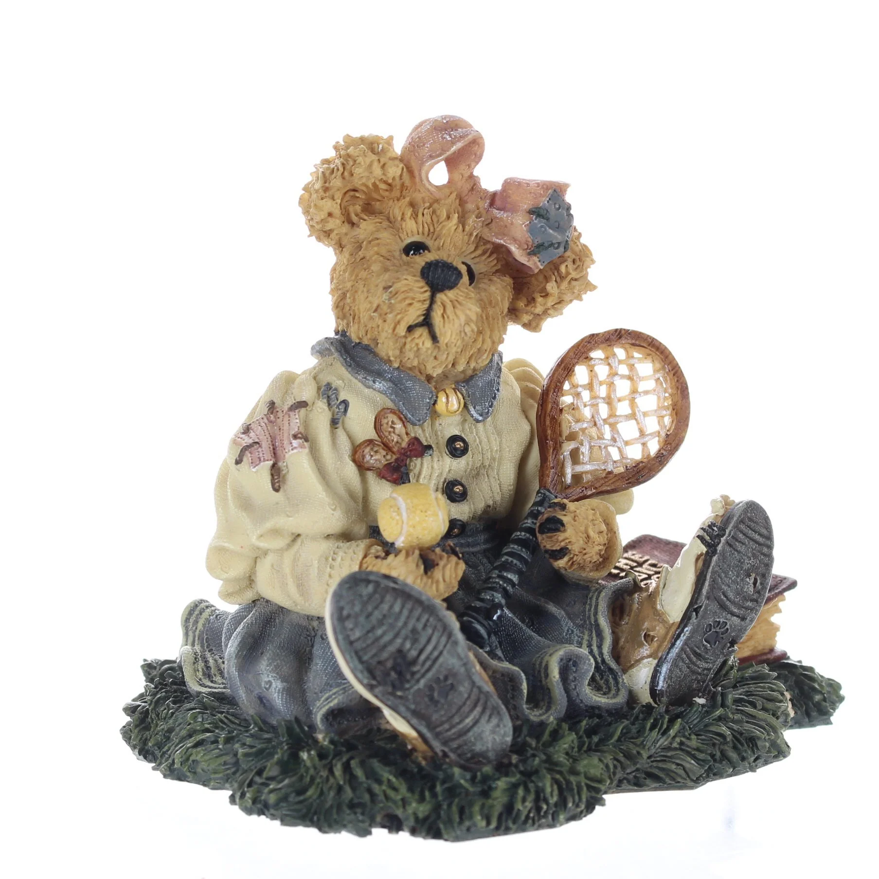 The Bearstone Collection Vintage  Resin Figurine Chrissieâ€¦Game Set Match 227717 - Image 8