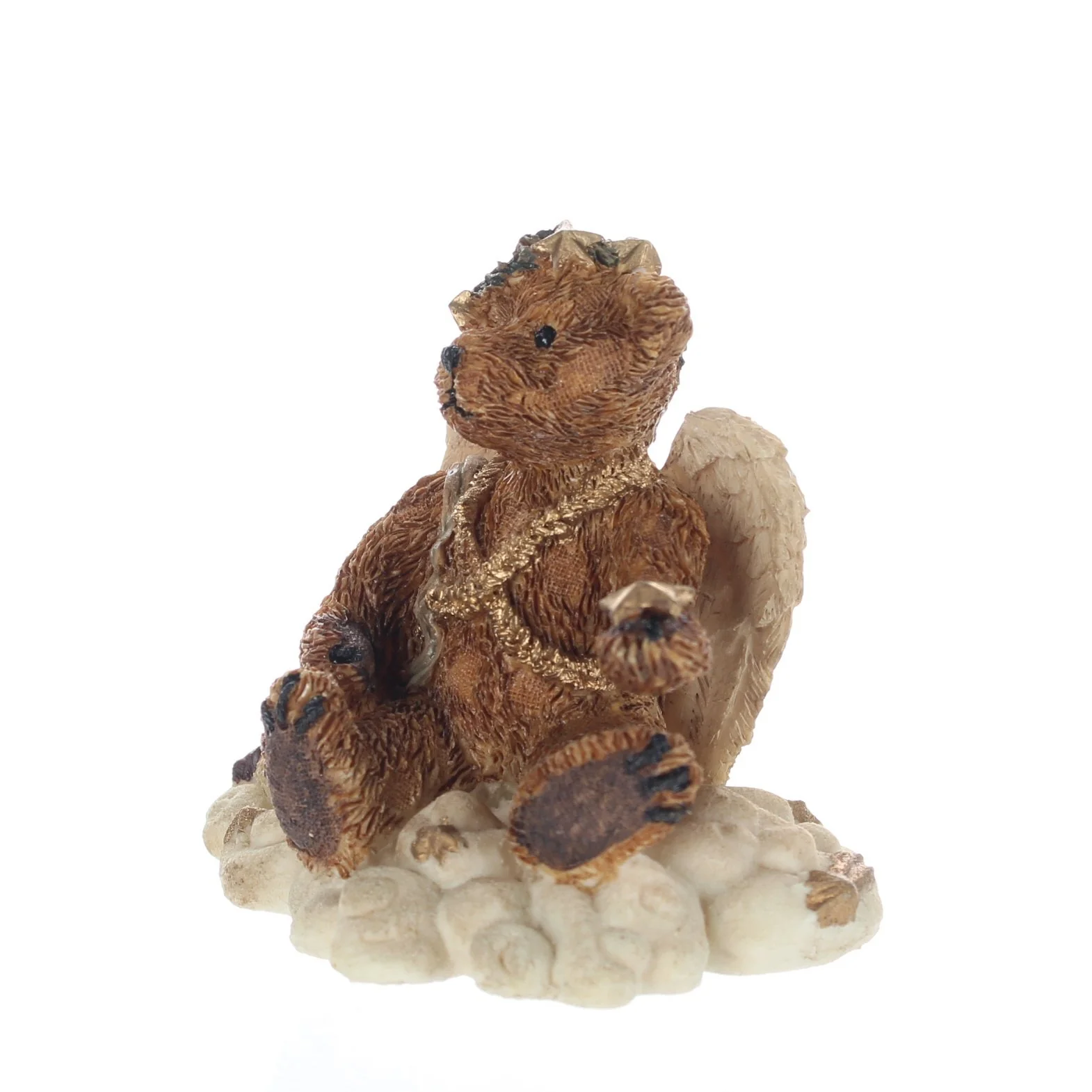 The Bearstone Collection Vintage 1994 Resin Figurine Clarence Angel Bear (RUST) - Image 2