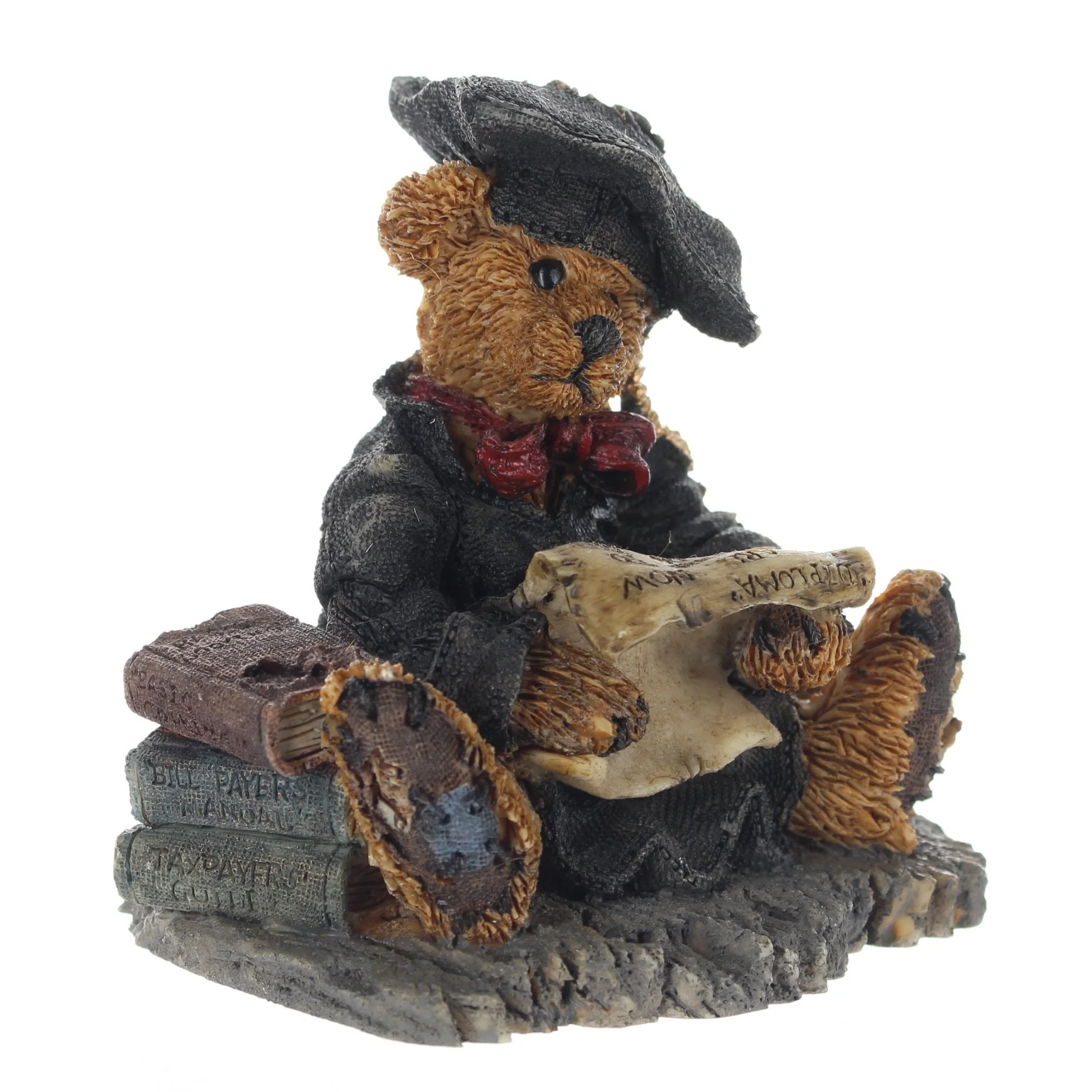 The Bearstone Collection Vintage 1993 Resin Figurine grenvilleâ€¦The Graduate 2233 - Image 8