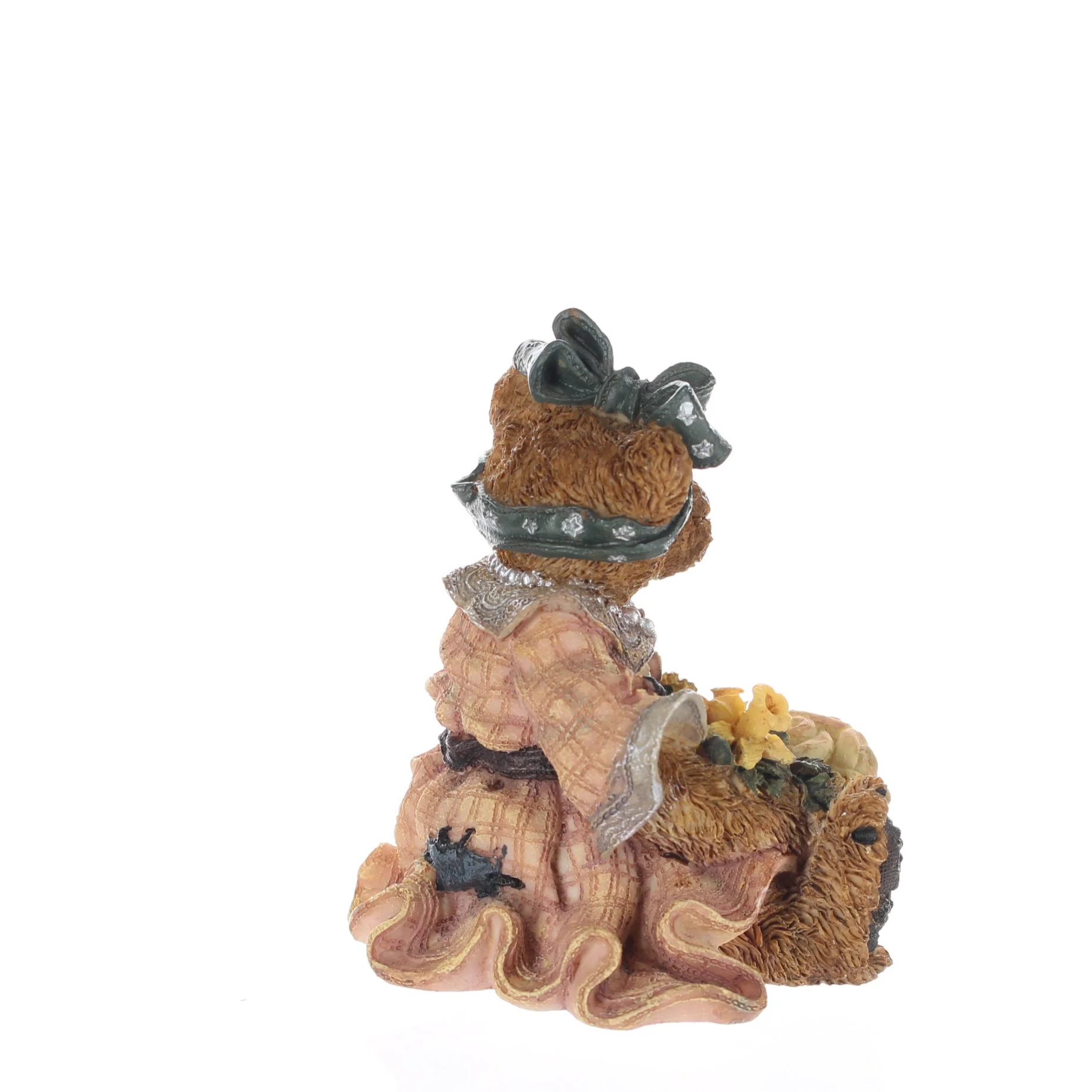 The Bearstone Collection Vintage  Resin Figurine Justinaâ€¦The Message "Bearer" - Image 6