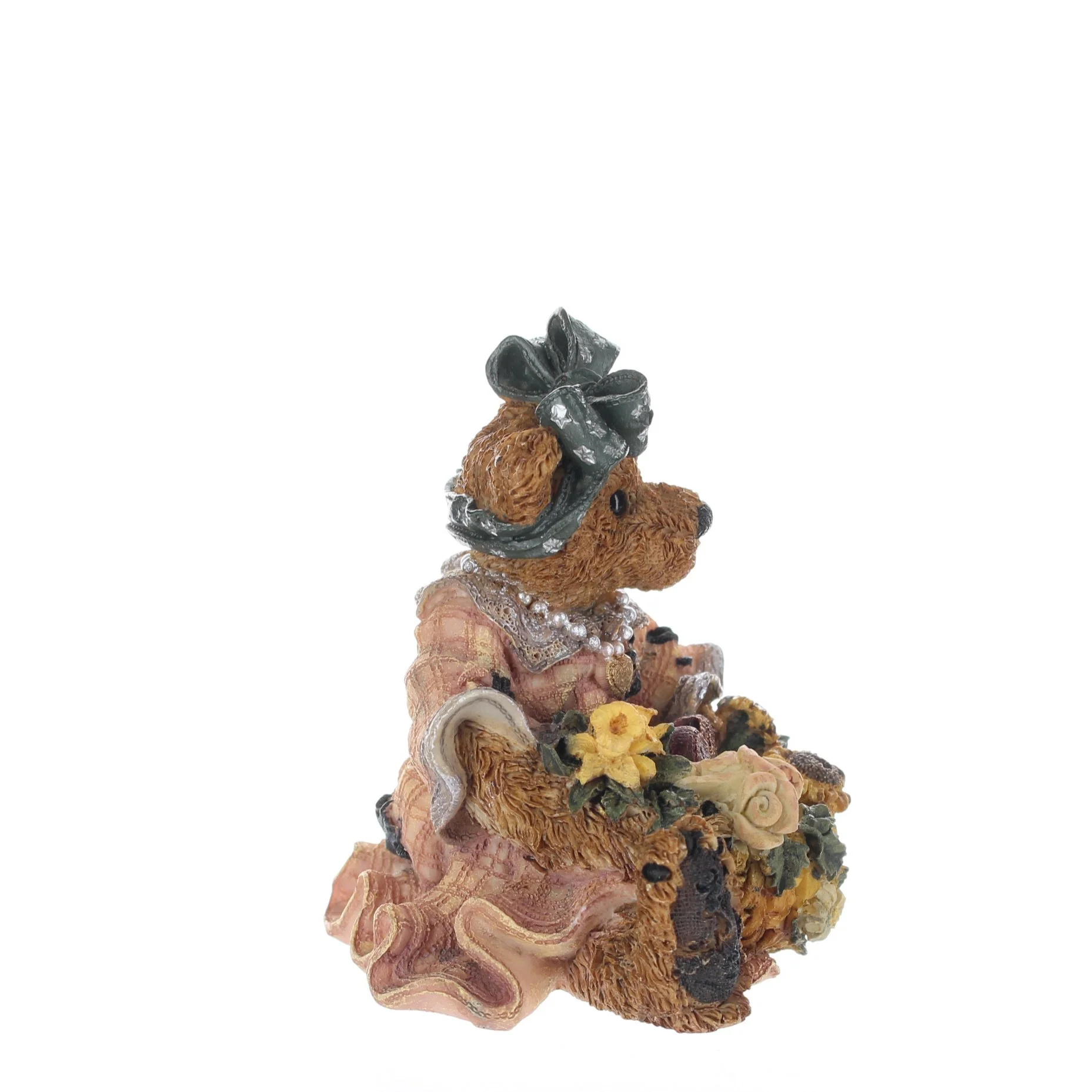 The Bearstone Collection Vintage  Resin Figurine Justinaâ€¦The Message "Bearer" - Image 7