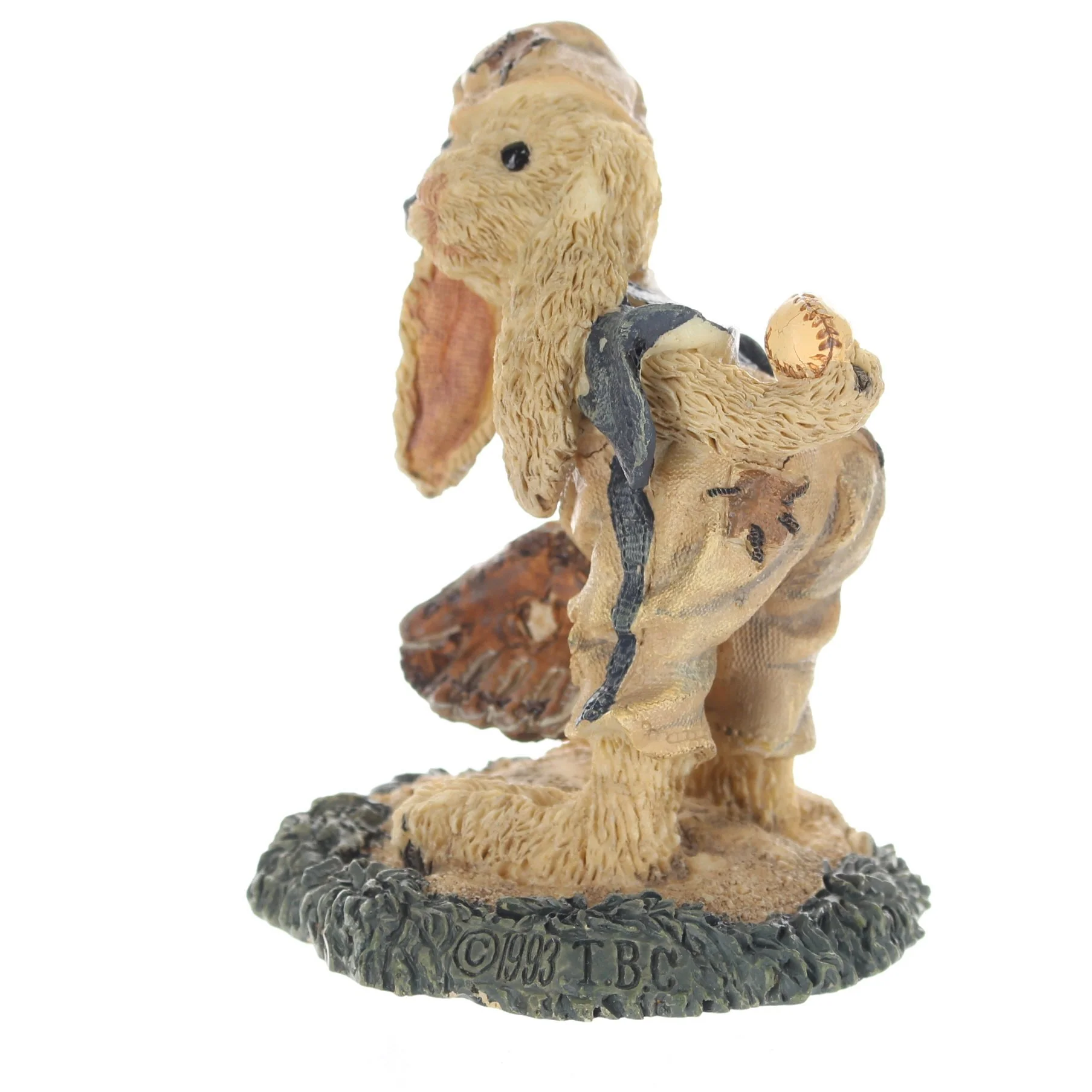 The Bearstone Collection Vintage 1994 Resin Figurine Leftyâ€¦On The Mound 2253 - Image 2