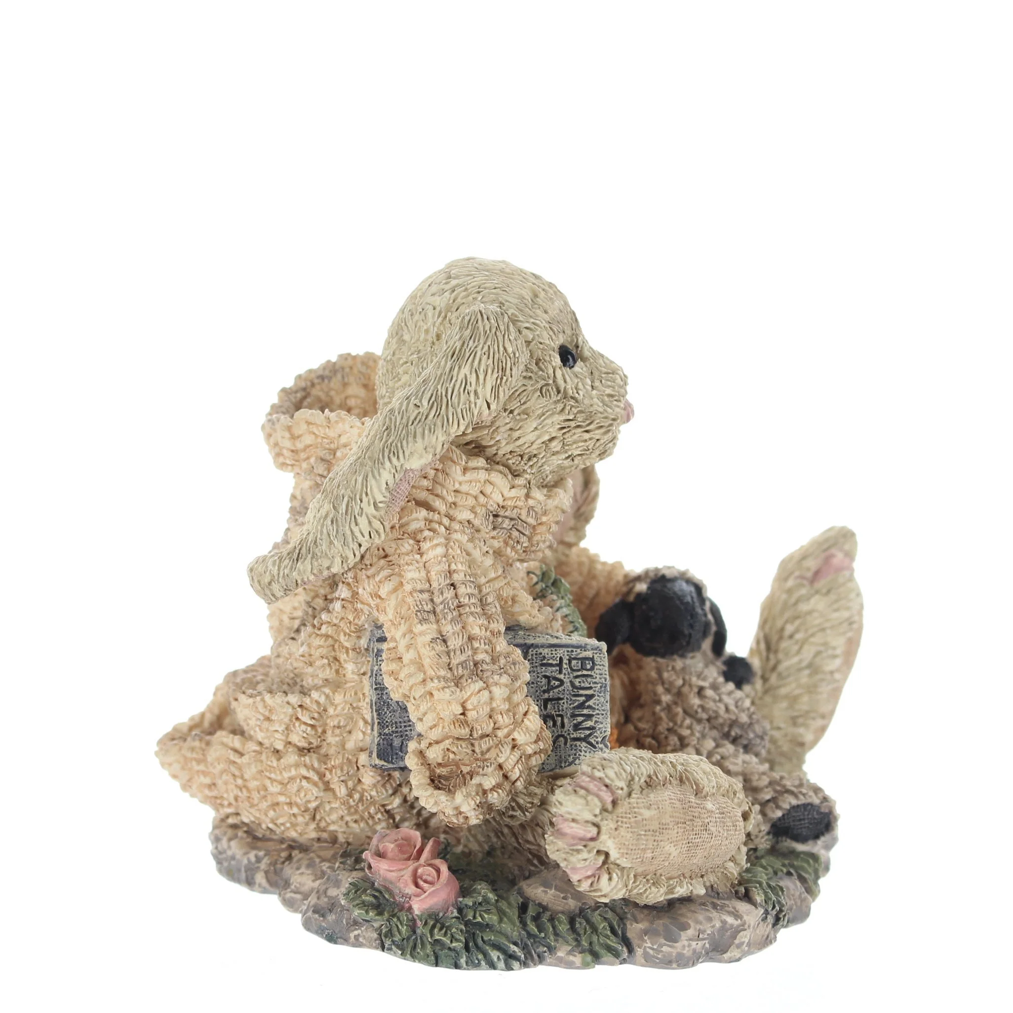 The Bearstone Collection Vintage 1993 Resin Figurine Lop Rabbit W/Lamb 2011 - Image 7