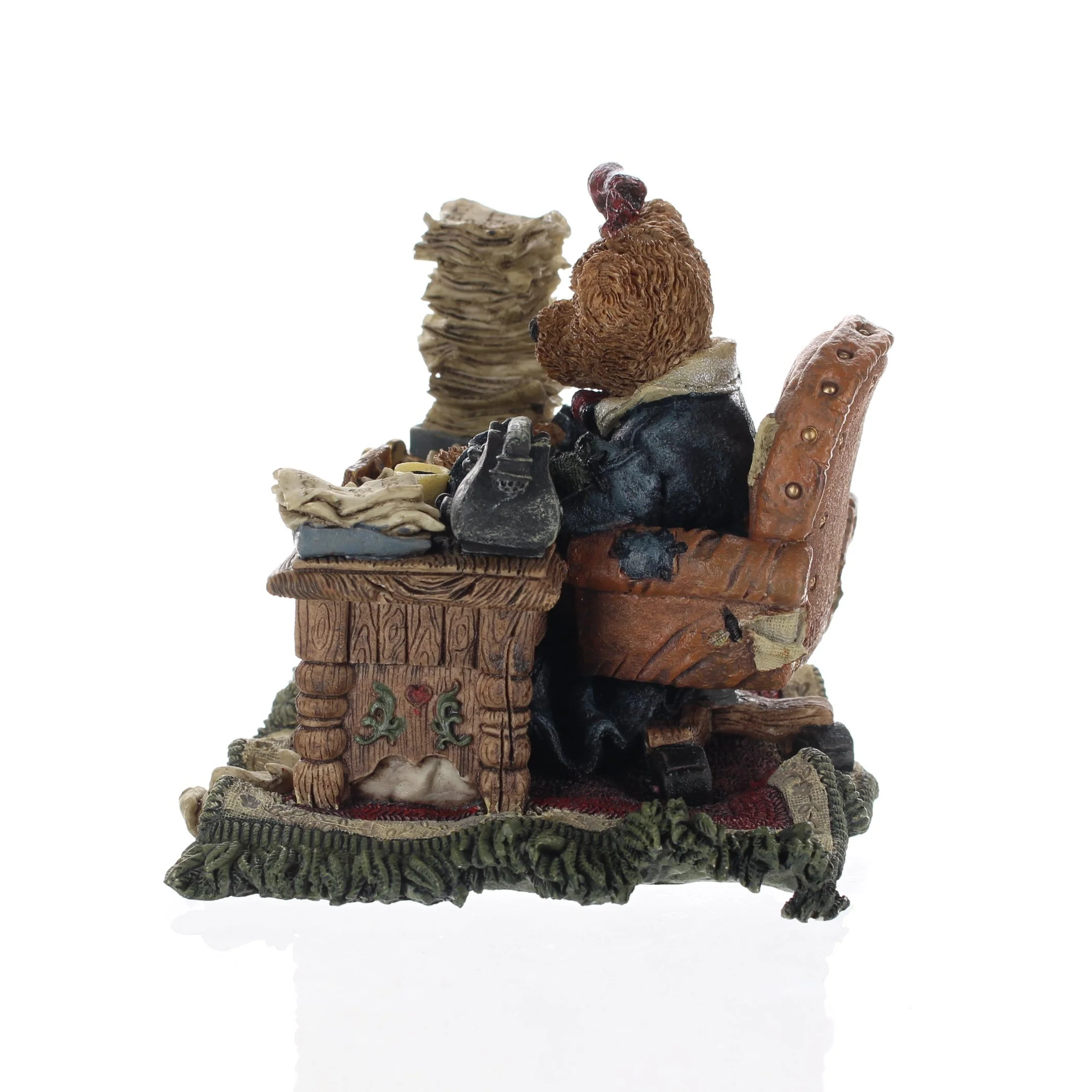 The Bearstone Collection Vintage 1995 Resin Figurine Ms. Grizâ€¦Monday Morning 2276 - Image 3