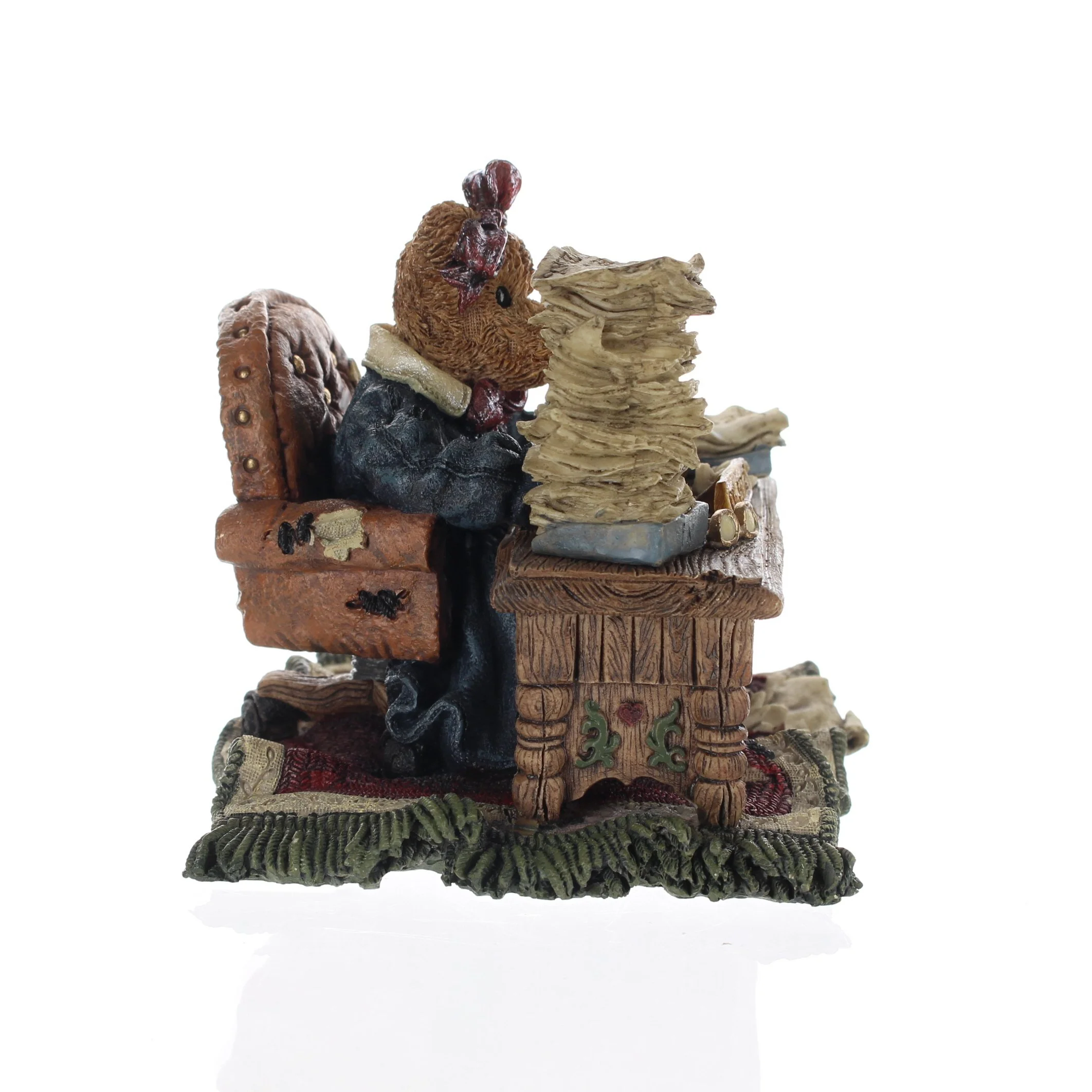 The Bearstone Collection Vintage 1995 Resin Figurine Ms. Grizâ€¦Monday Morning 2276 - Image 7