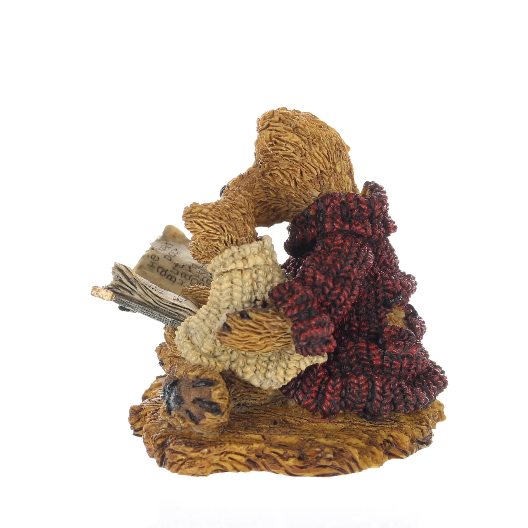 The Bearstone Collection Vintage 1993 Resin Figurine Ted & Teddy 2223 - Image 3