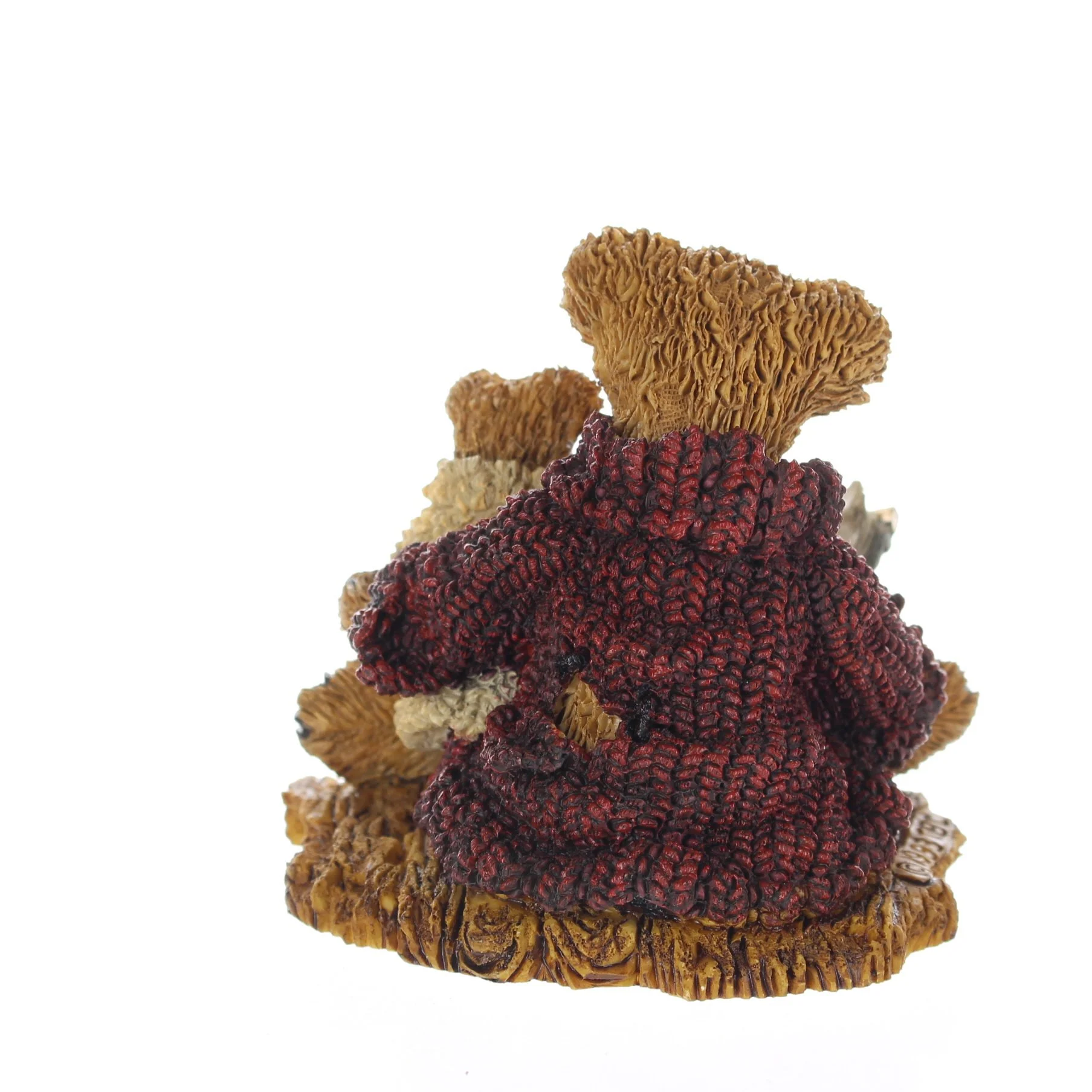 The Bearstone Collection Vintage 1993 Resin Figurine Ted & Teddy 2223 - Image 5