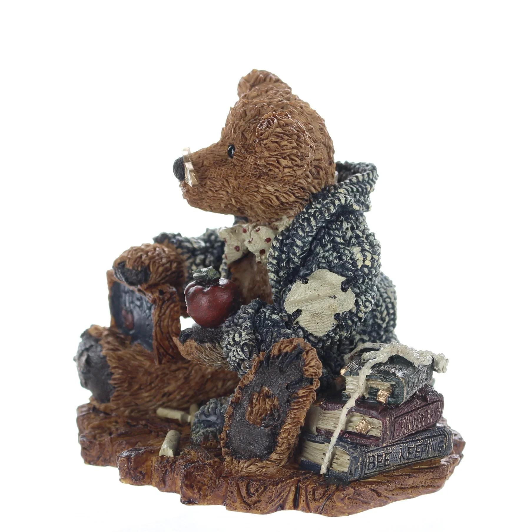 The Bearstone Collection Vintage 1993 Resin Figurine Wilson The Perfesser 2222 - Image 2