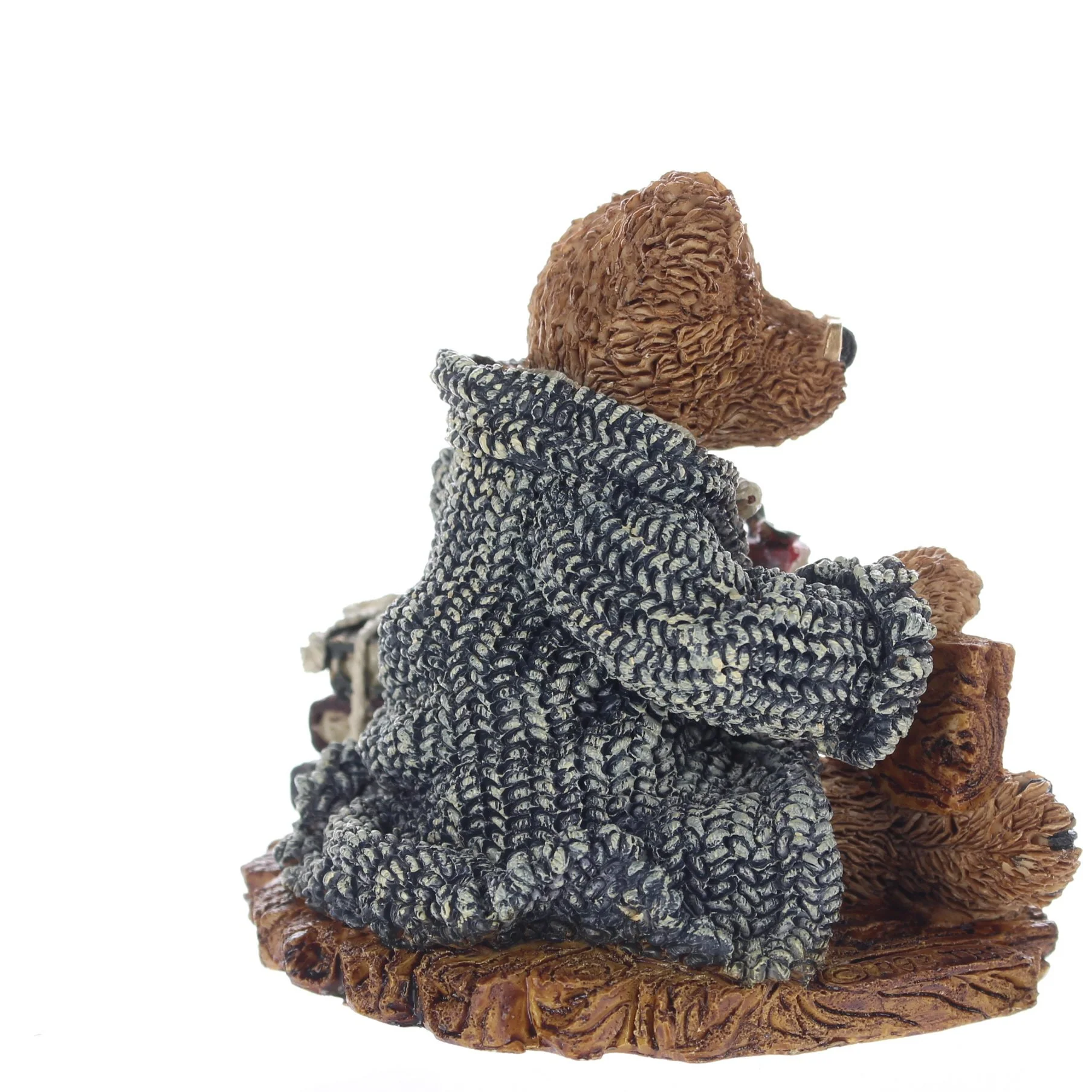 The Bearstone Collection Vintage 1993 Resin Figurine Wilson The Perfesser 2222 - Image 6