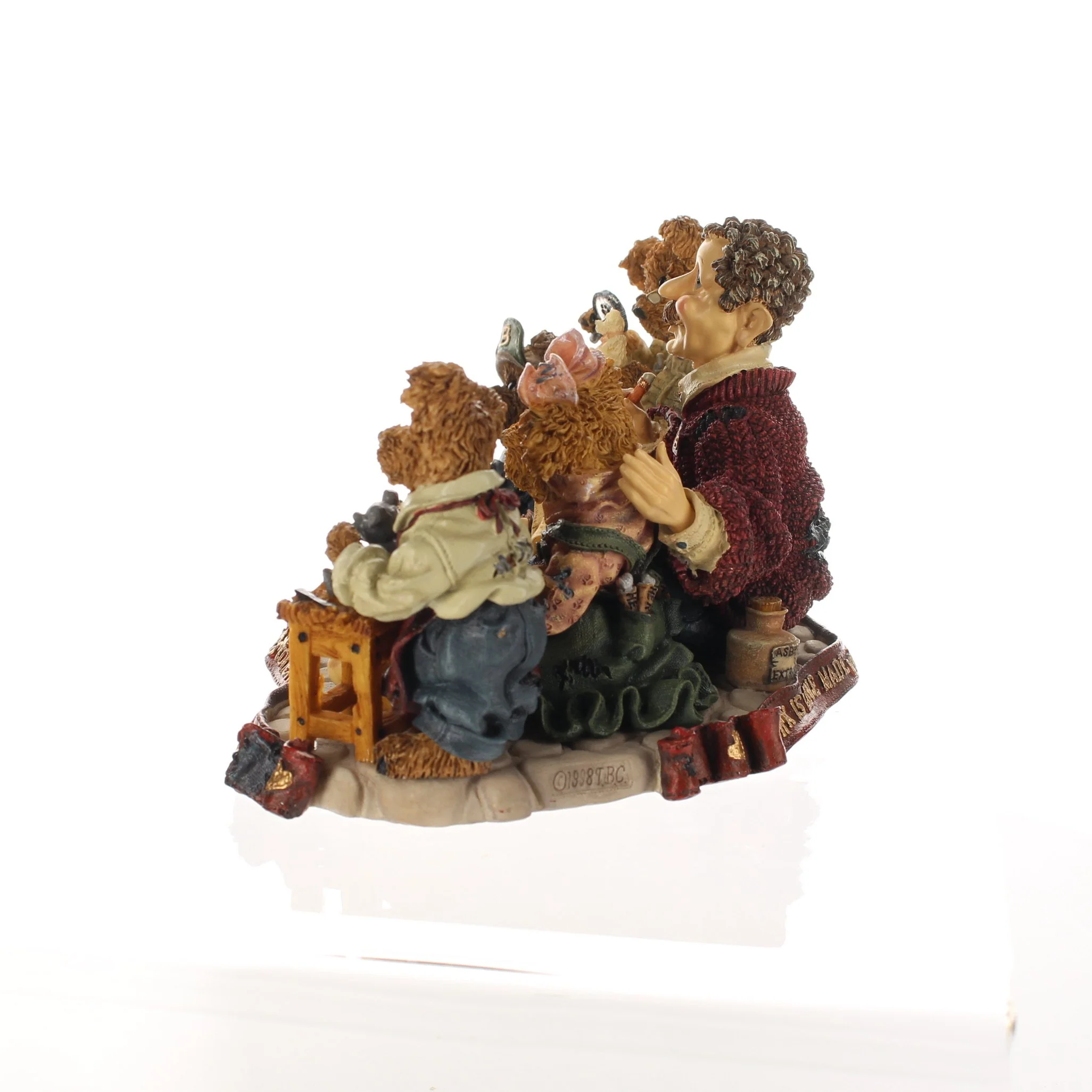 The Bearstone Collection Vintage 1998 Resin Figurine Work Is Love Made Visible - Image 3