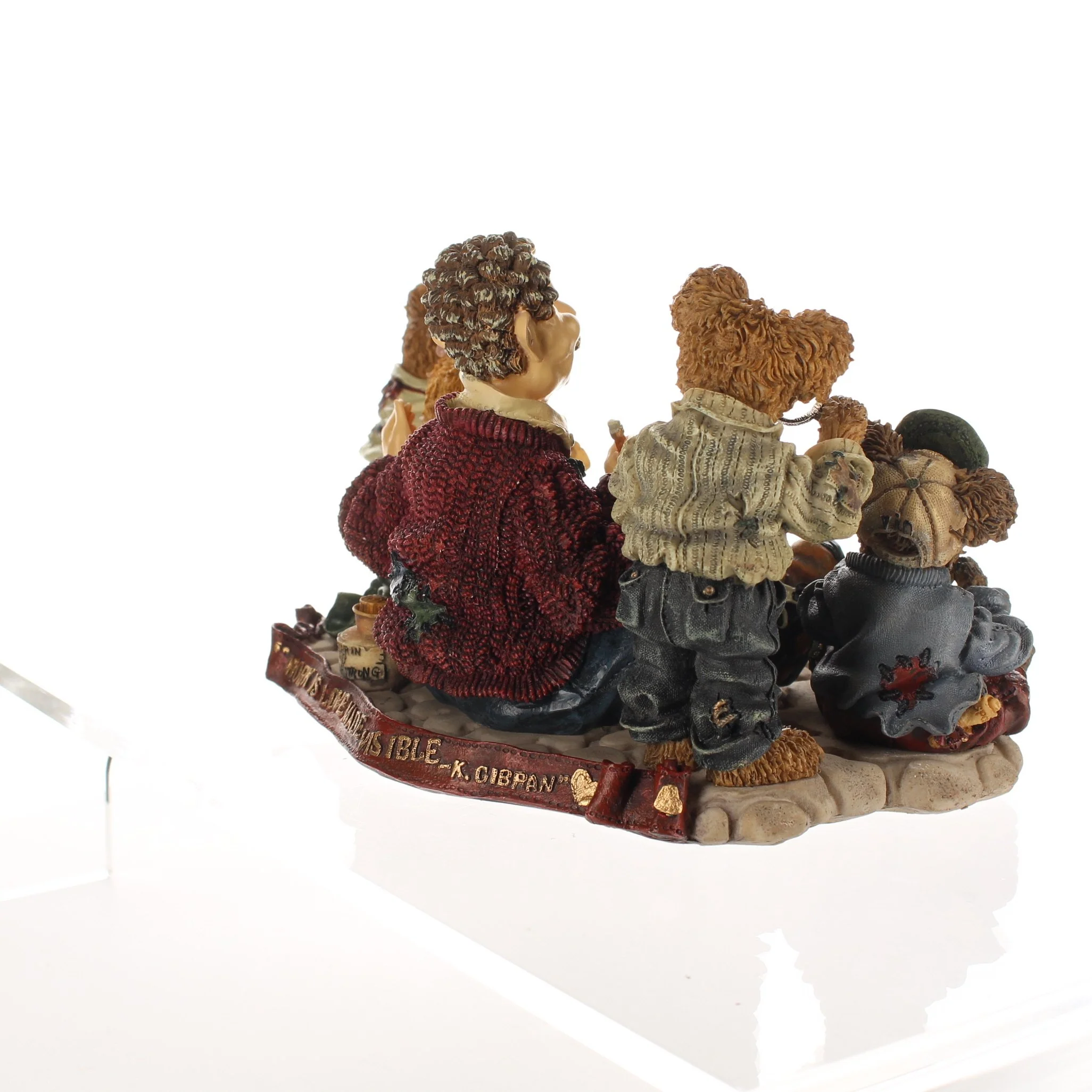 The Bearstone Collection Vintage 1998 Resin Figurine Work Is Love Made Visible - Image 6