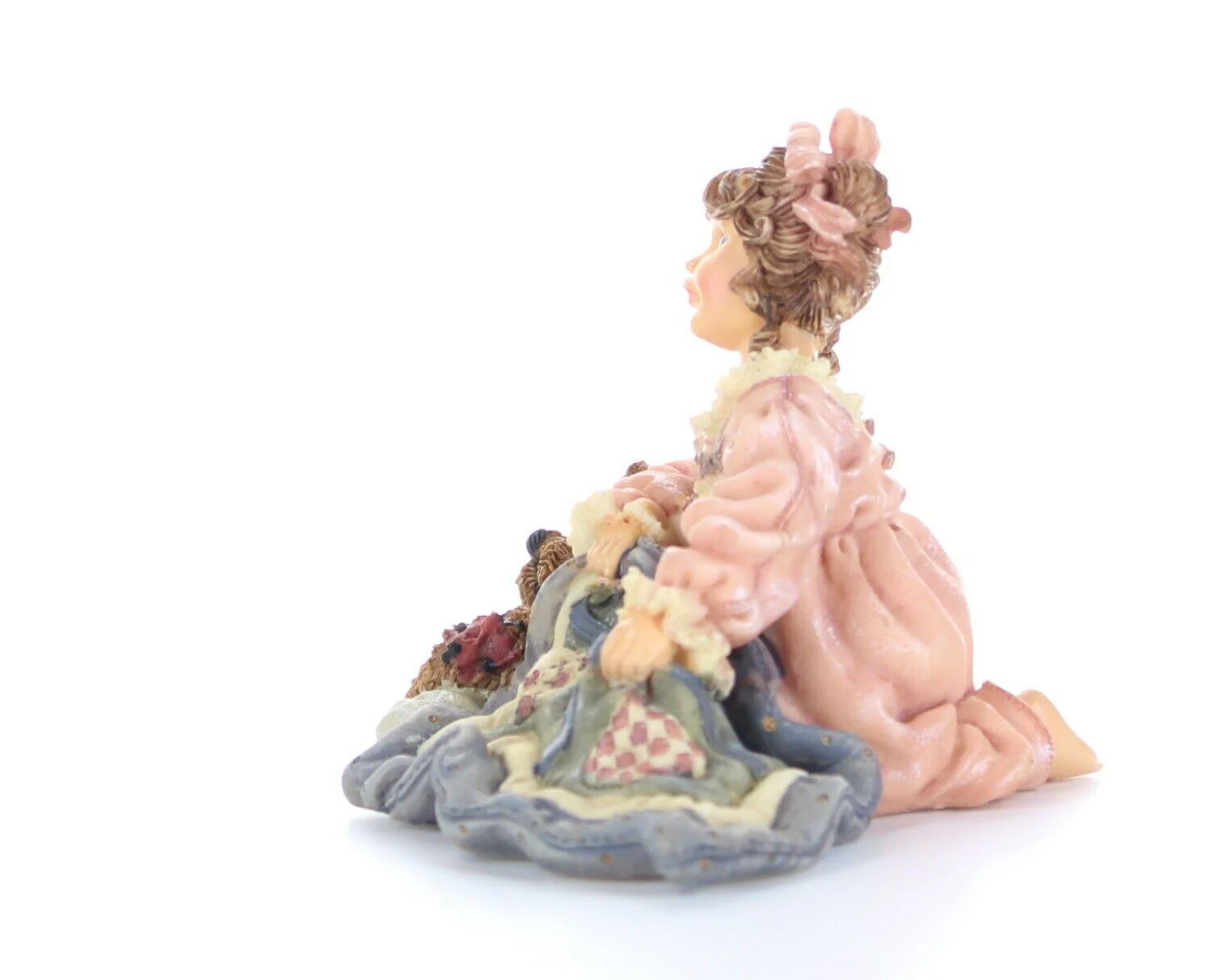 Boyds Bears & Friends Dollstone Figurine Cheryl w/ Ashlie Nighty Night #3544 Box - Image 3