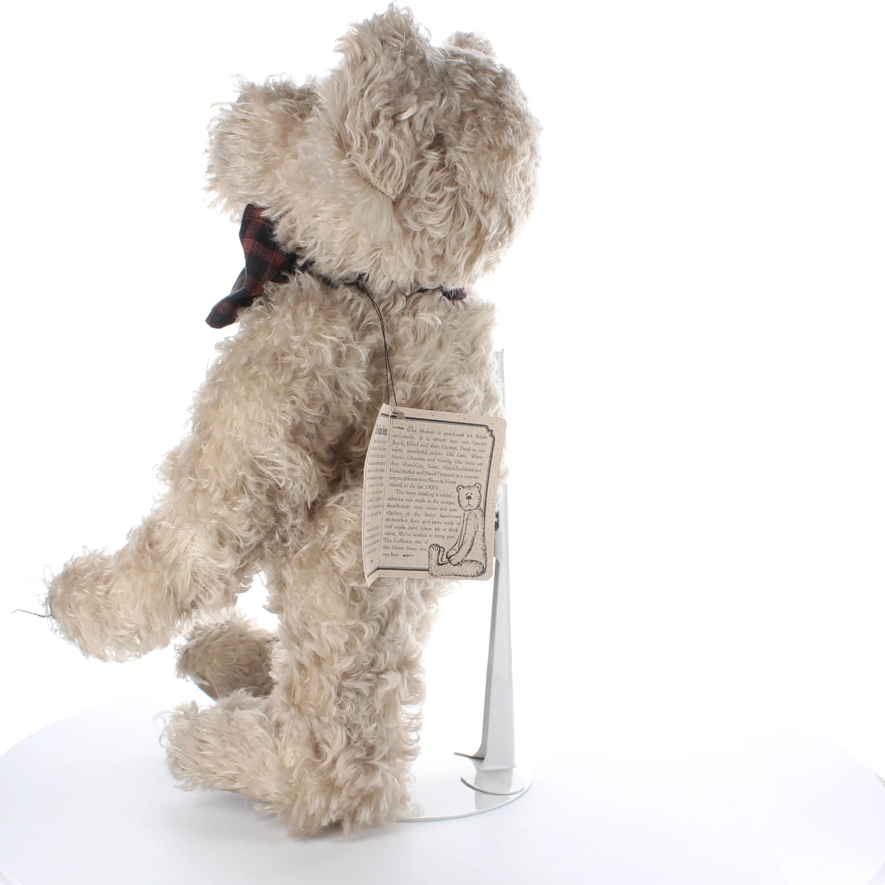 Boyds Bears & Friends Vintage Plush Bear Adams F Bearington Mohair Bear 15961 - Image 3