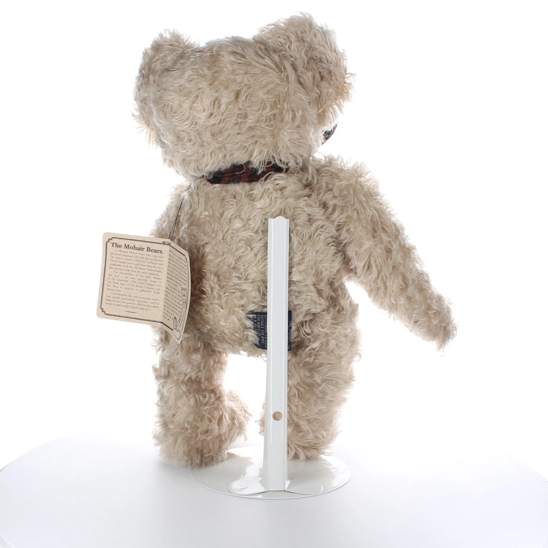 Boyds Bears & Friends Vintage Plush Bear Adams F Bearington Mohair Bear 15961 - Image 5