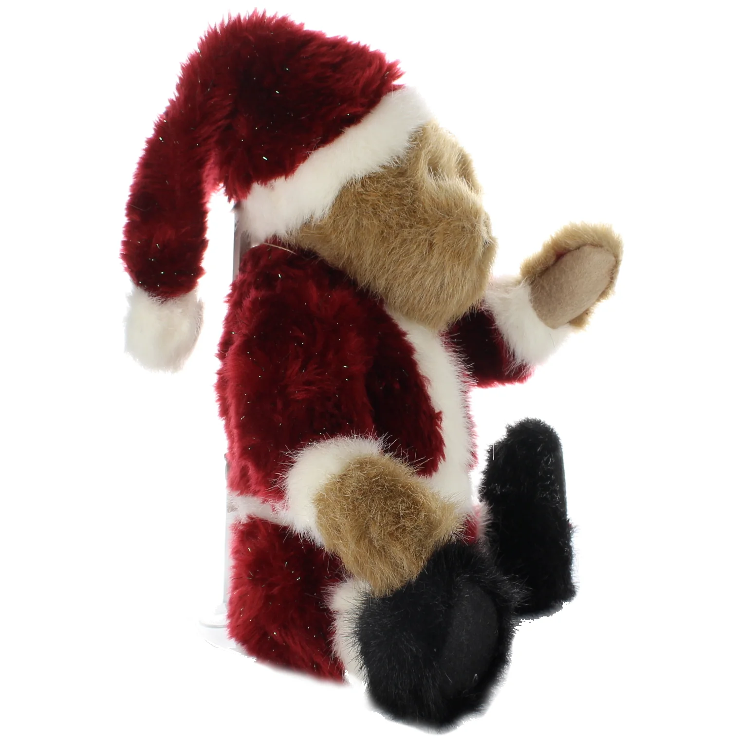 Boyds Bears & Friends Vintage  Plush Bear brown Santa bear play Deck the Halls - Image 8
