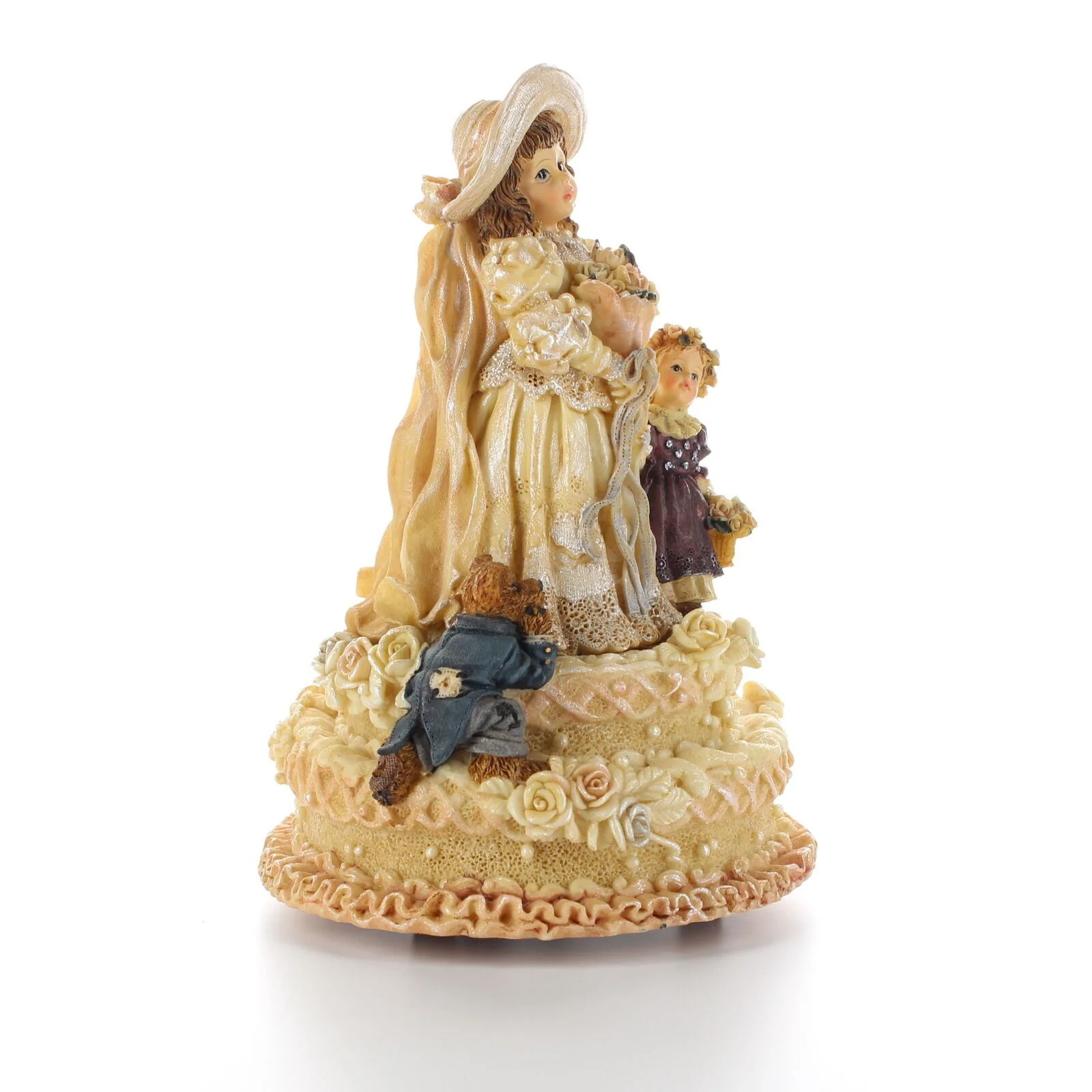 Boyds Bears Music Box Yesterdays Child Vintage Dollstone Wedding March 272052 - Image 8