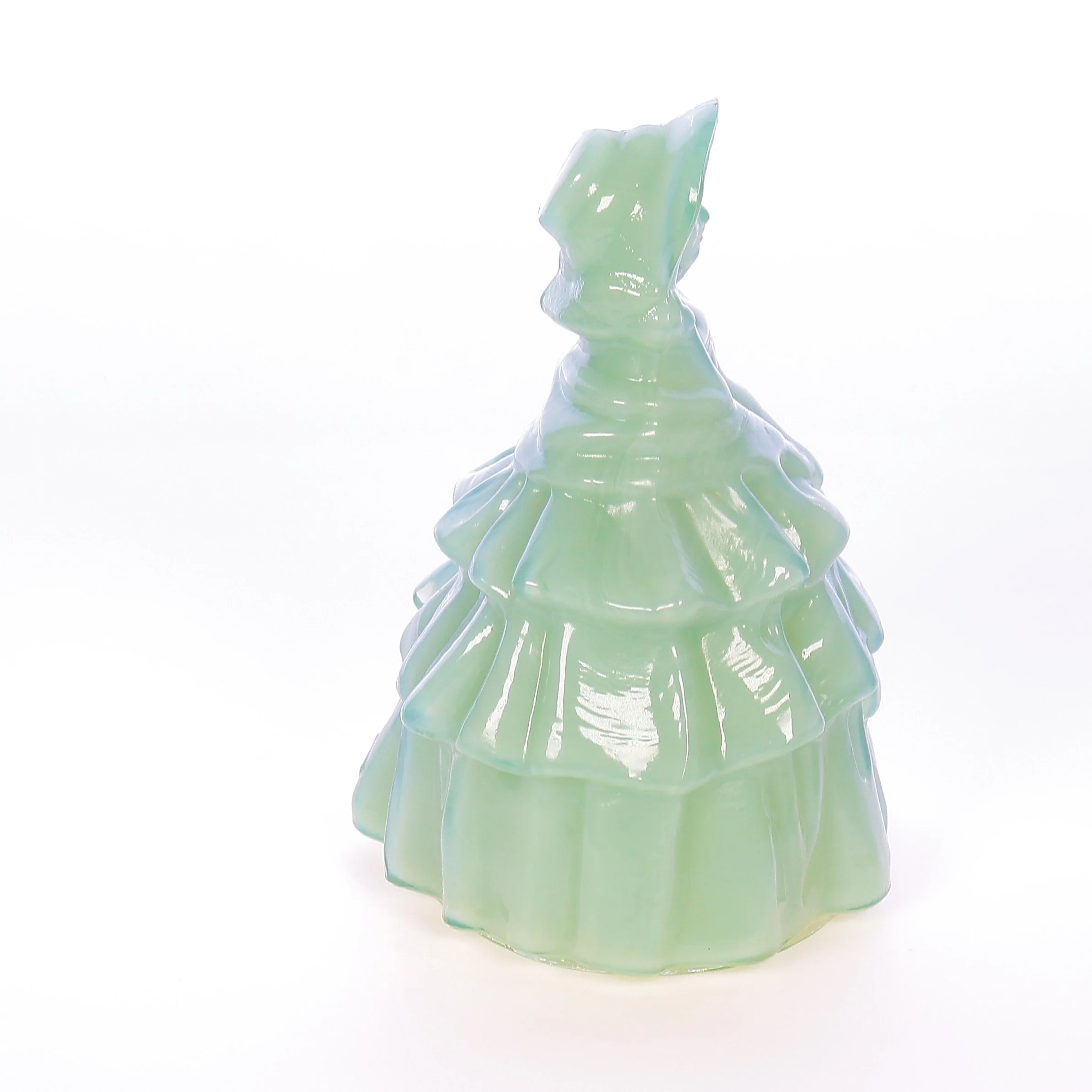 Boyds Crystal Art Glass Vintage 1979 Figurine Louise Doll Ice Green 10-23-79 - Image 7