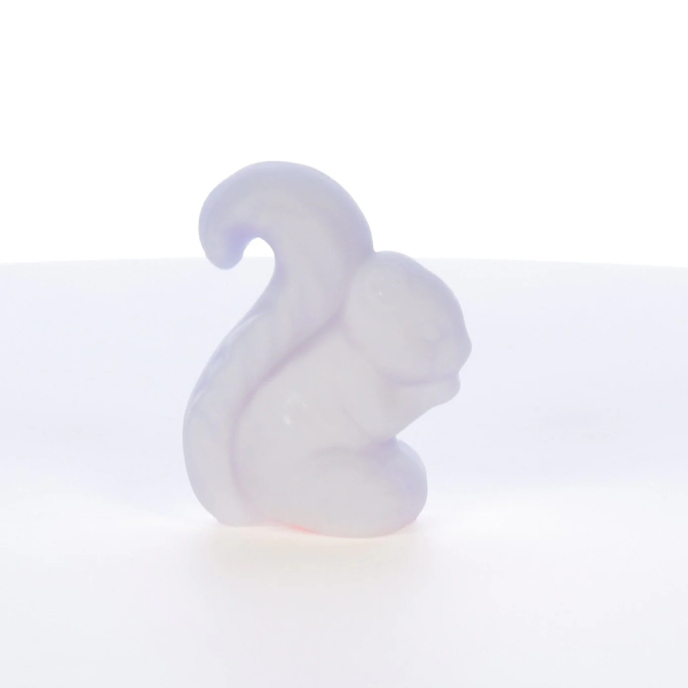 Boyd Crystal Art Glass Vintage Sammy the Squirrel Figurine Silver Fox Satin - Image 8