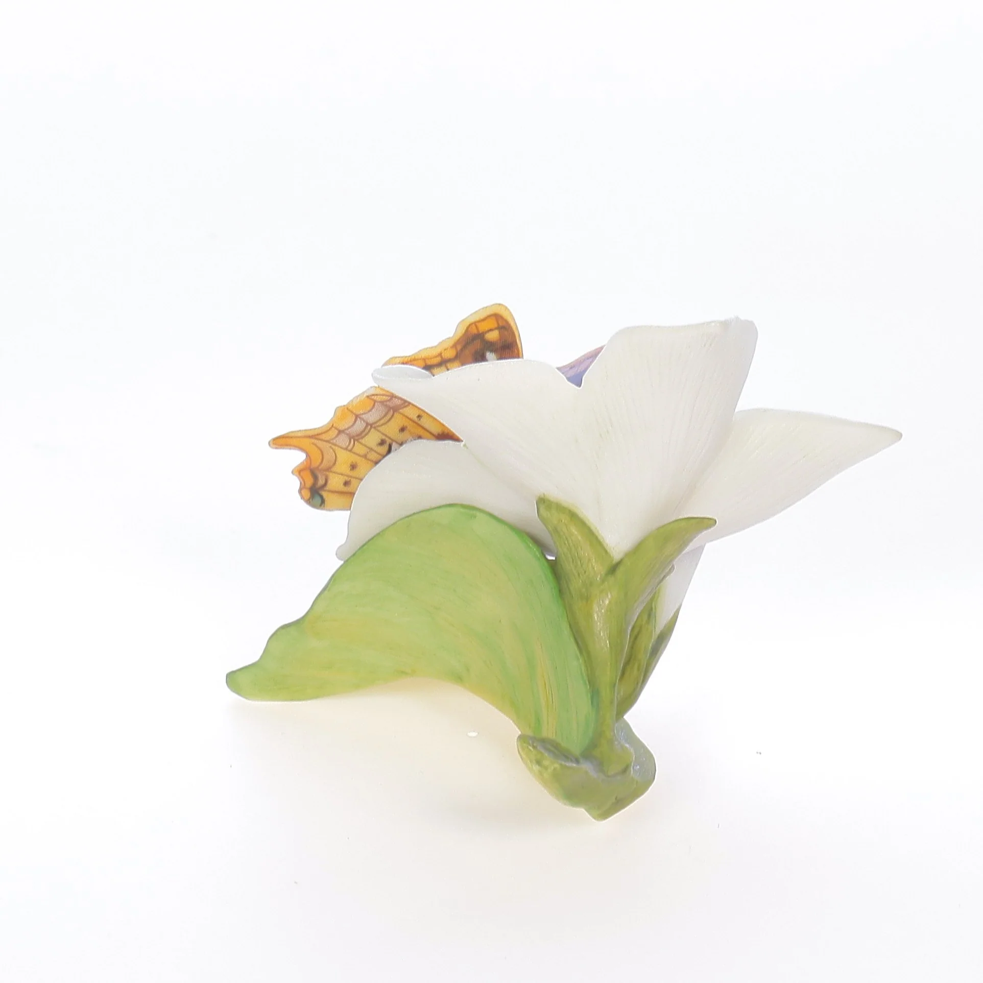 Butterflies of Paradise Vintage 1987 Porcelain Figurine - Image 6