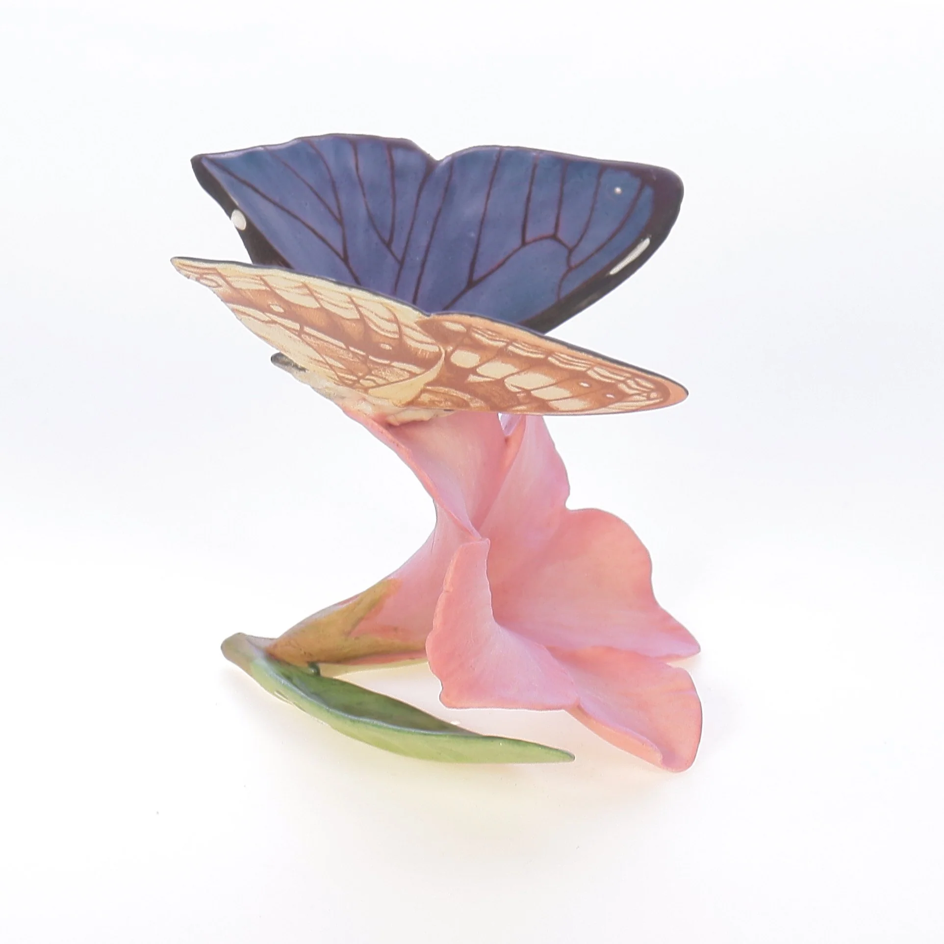 Butterflies of the World Vintage 1985 Porcelain Figurine - Image 5