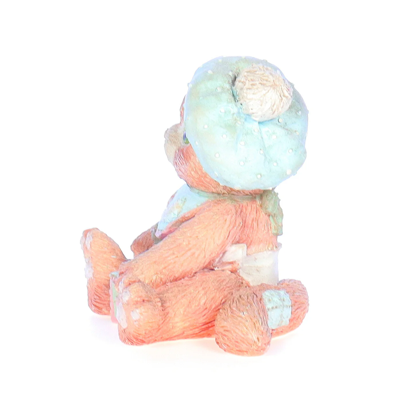 Calico Kittens Vintage Resin New Baby Figurine 628433 A Bundle of Love 1992 2.5" - Image 3