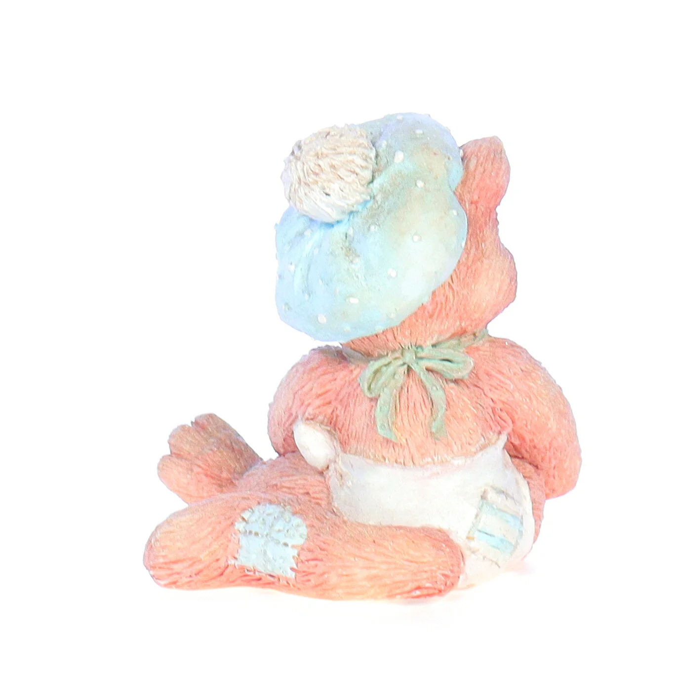 Calico Kittens Vintage Resin New Baby Figurine 628433 A Bundle of Love 1992 2.5" - Image 5