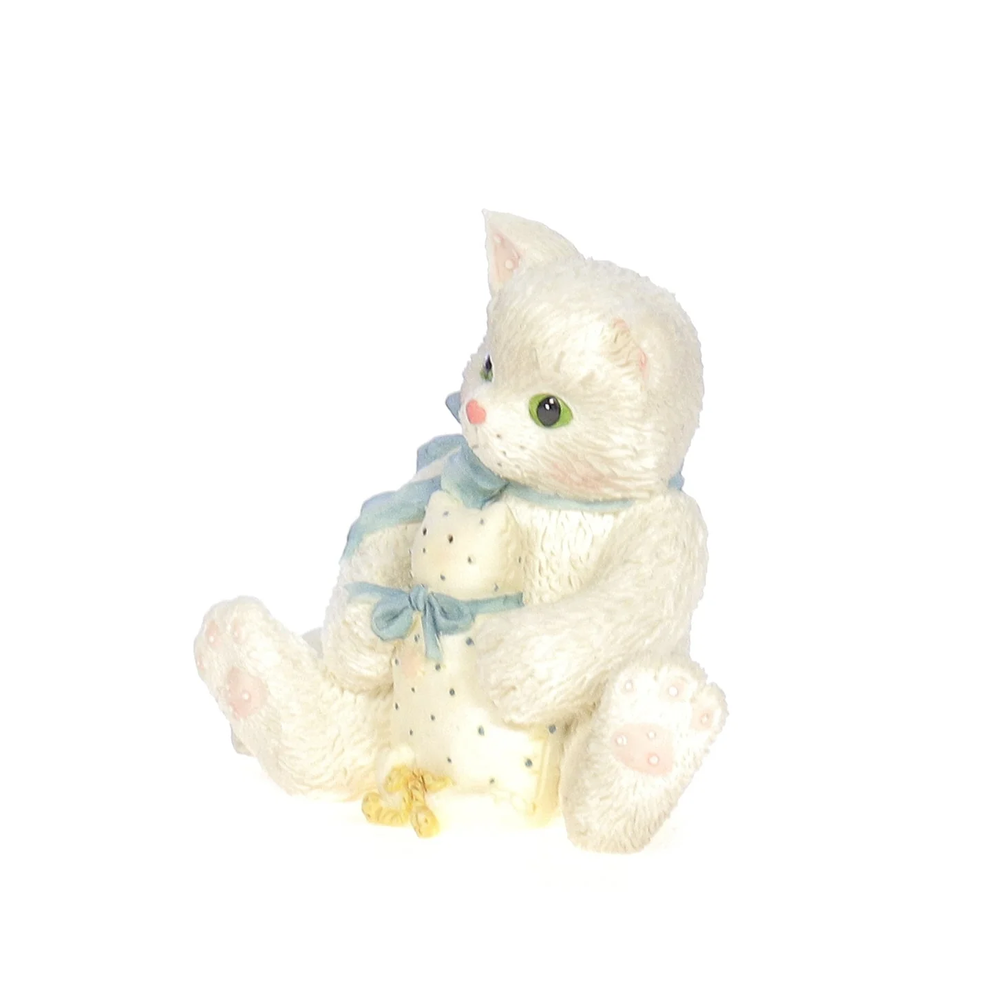 Calico Kittens Vintage 1994 Resin Figurine My Favoite Companion 112410 - Image 2