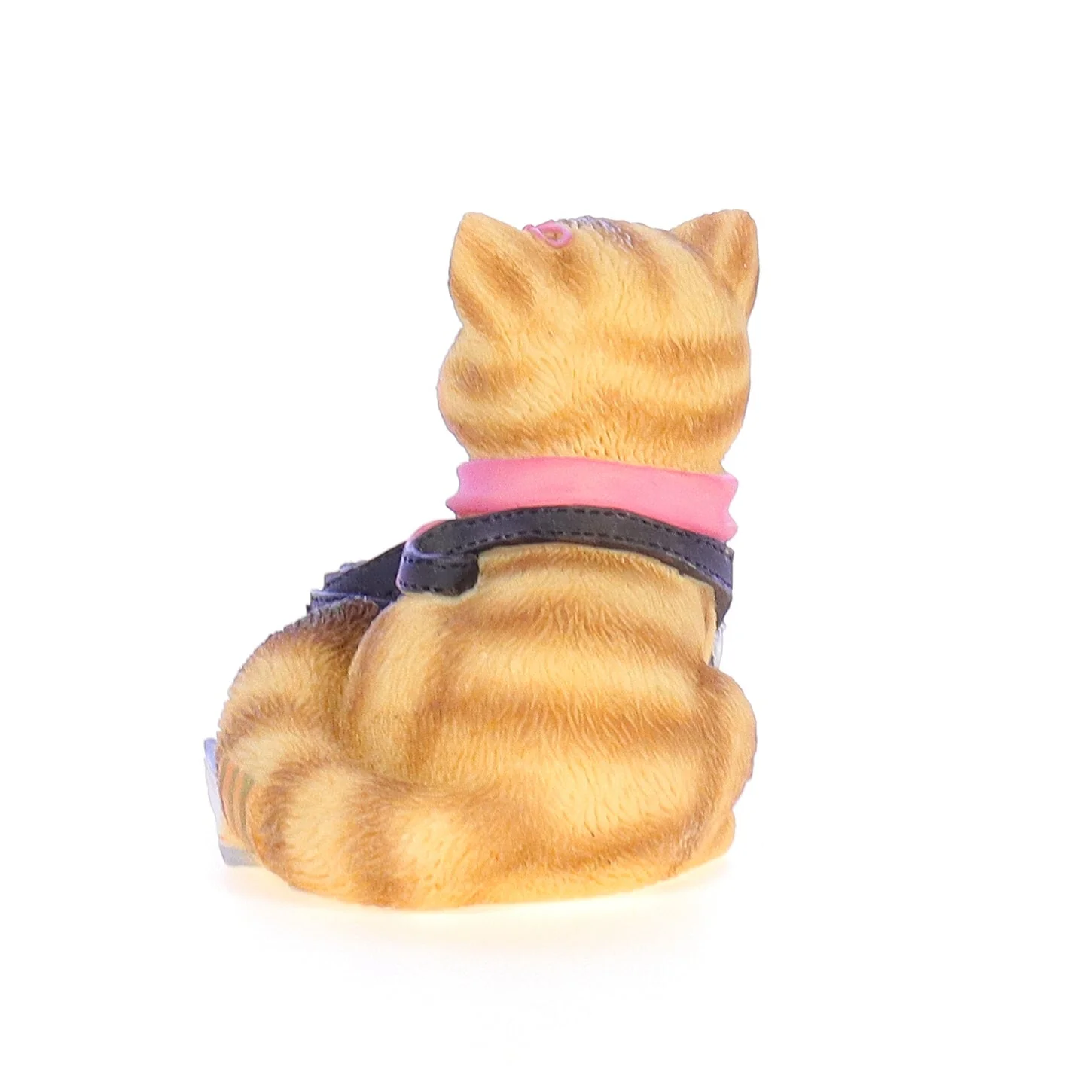 Calico Kittens Vintage 1998 Resin Figurine My Purr-suit Of Happiness Led To You - Image 4