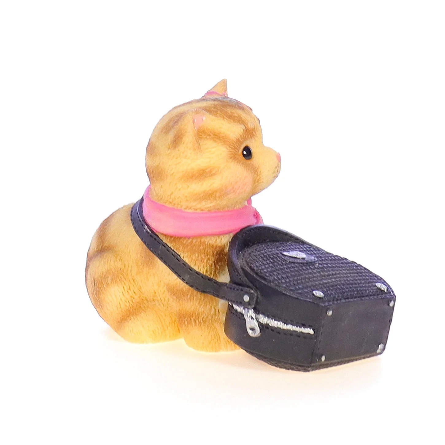 Calico Kittens Vintage 1998 Resin Figurine My Purr-suit Of Happiness Led To You - Image 7