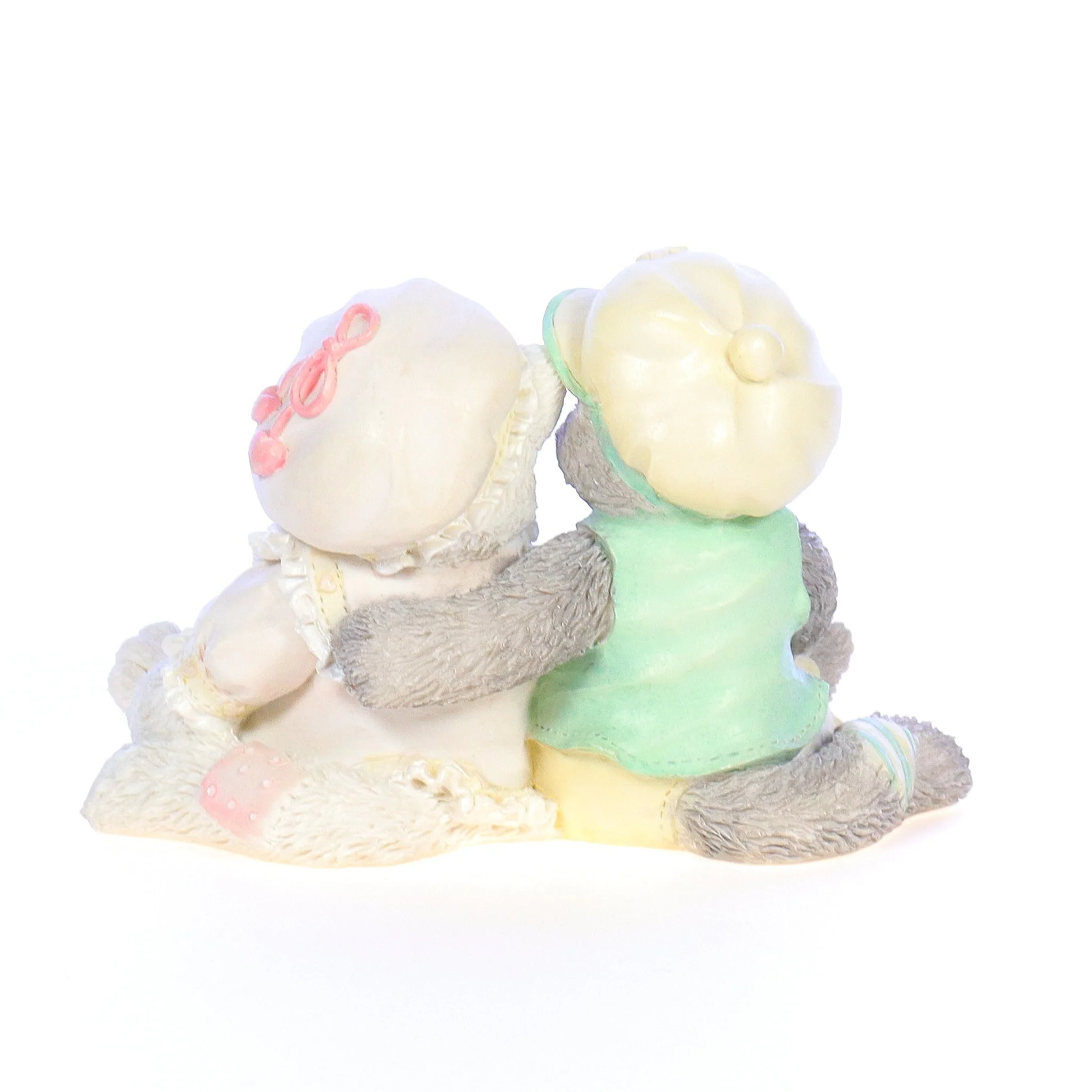 Calico Kittens Vintage 1994 Resin Figurine Paws-itively In Love 102571 - Image 5