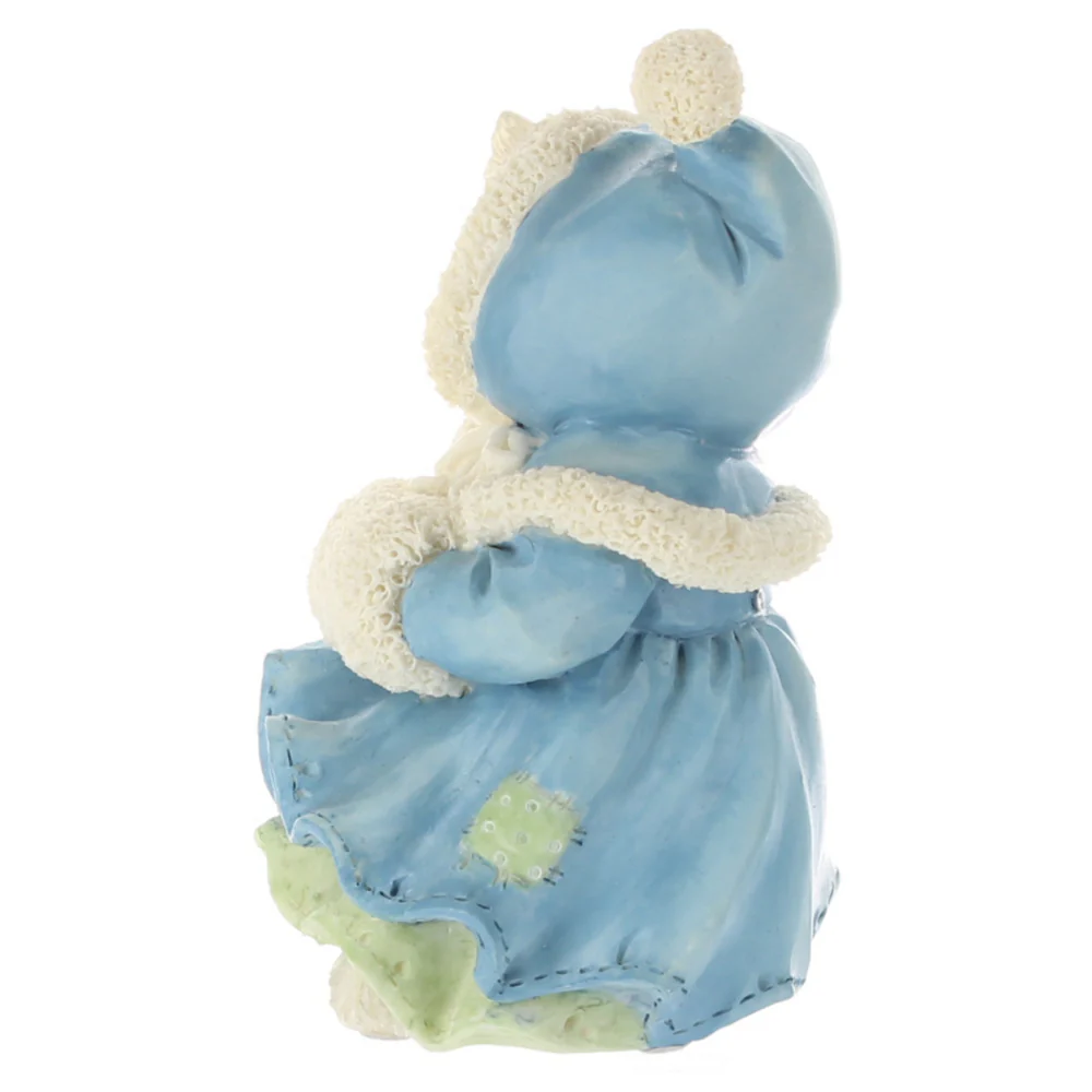 Calico Kittens Vintage 1995 Resin Figurine I'll Be Home For Christmas 144614 - Image 4